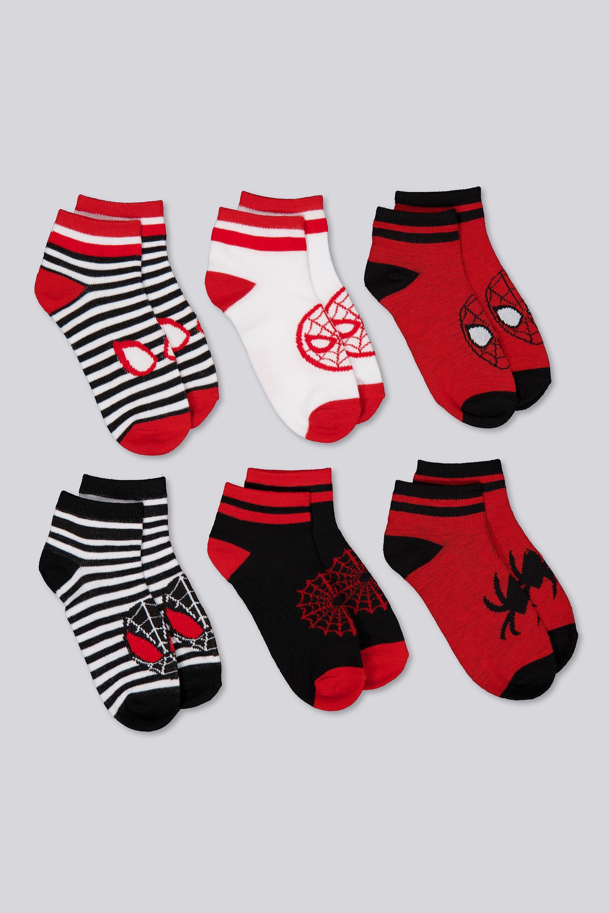 Calcetines Spiderman - Blanco - Calcetines Niño talla T.U.