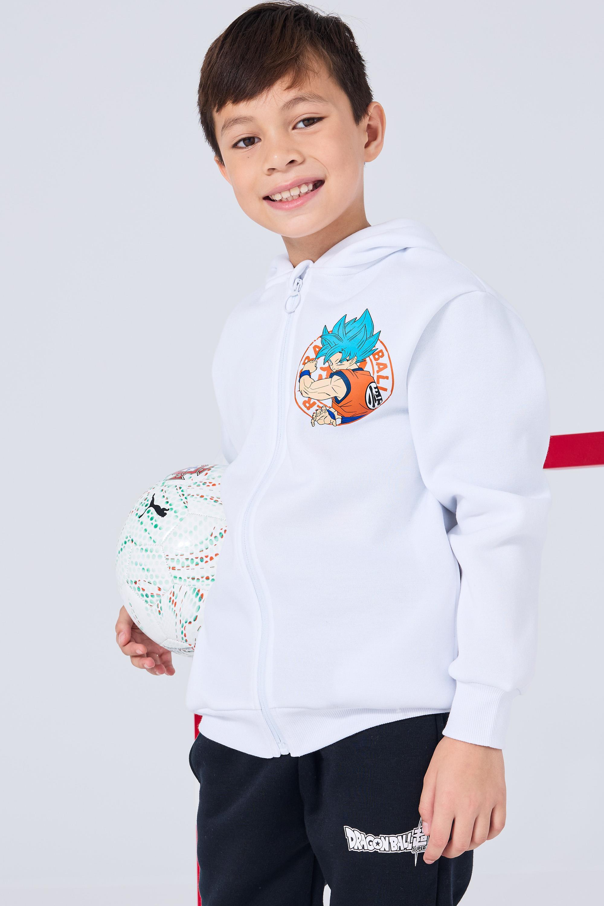 Chándal Dragon Ball - Blanco - Chándal Felpa Niño talla 14