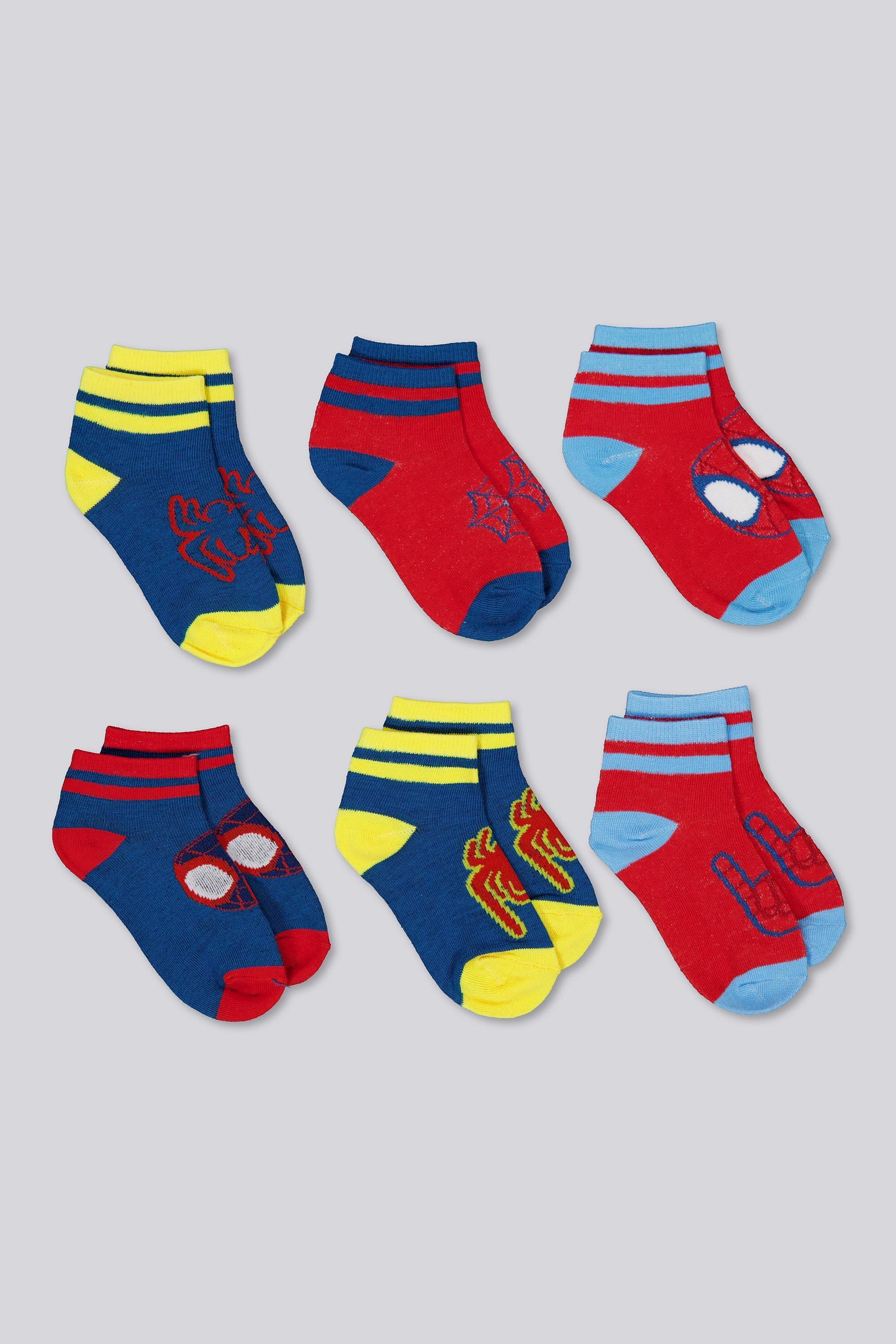 Calcetines Spidey - Multicolor - Calcetines Niño talla T.U.
