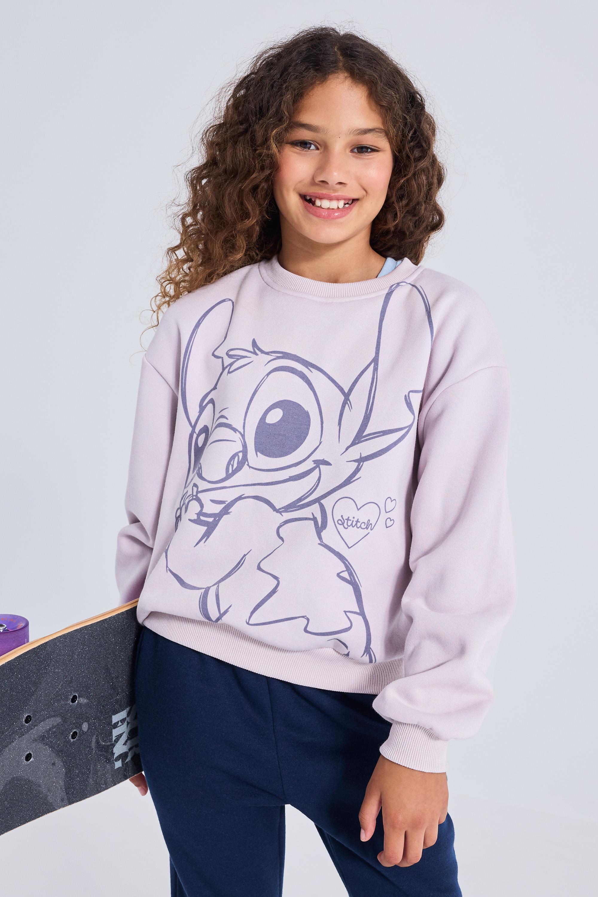 Sudadera Lilo & Stitch - Malva - Sudadera Niña