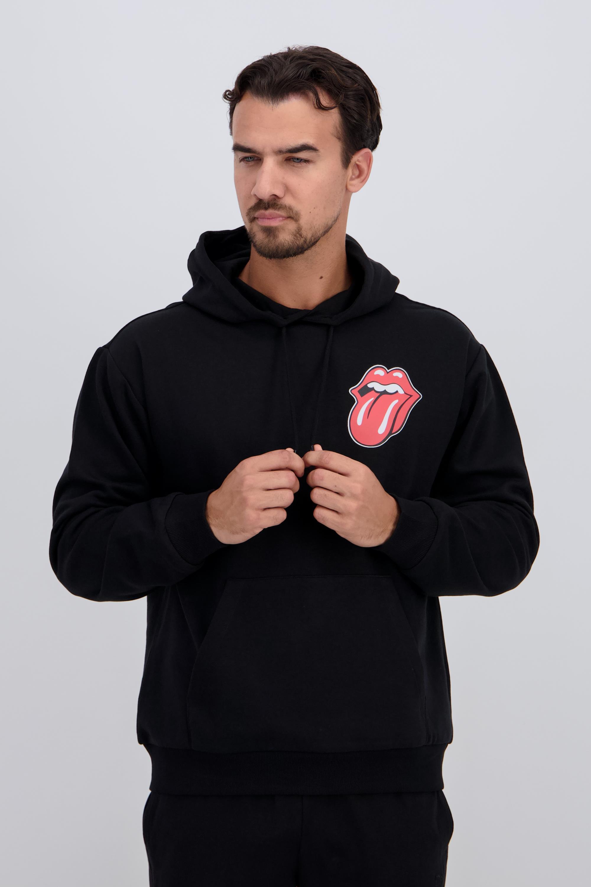 Sweatshirt Capuz Rolling Stones - Preto - Homem tamanho S