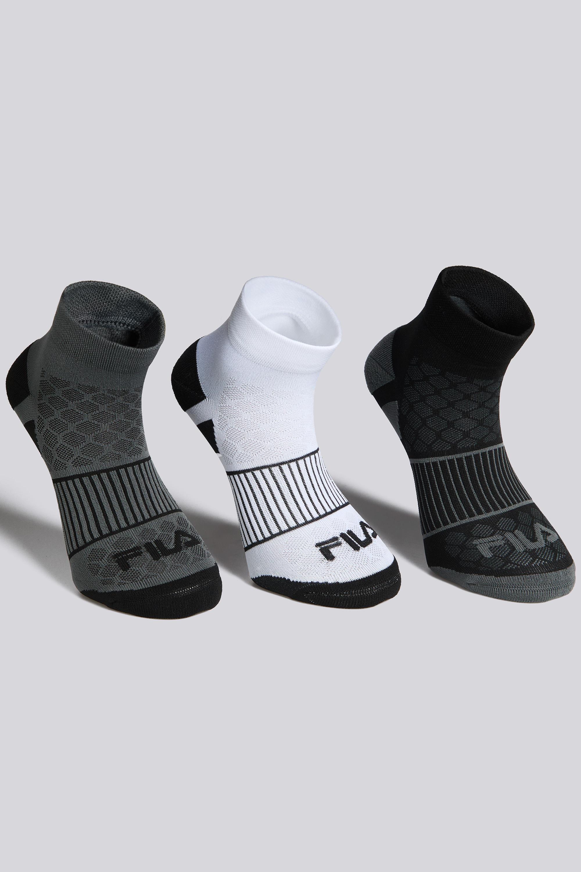 Calcetines Tobilleros Fila Negro Calcetines Hombre Sprinter