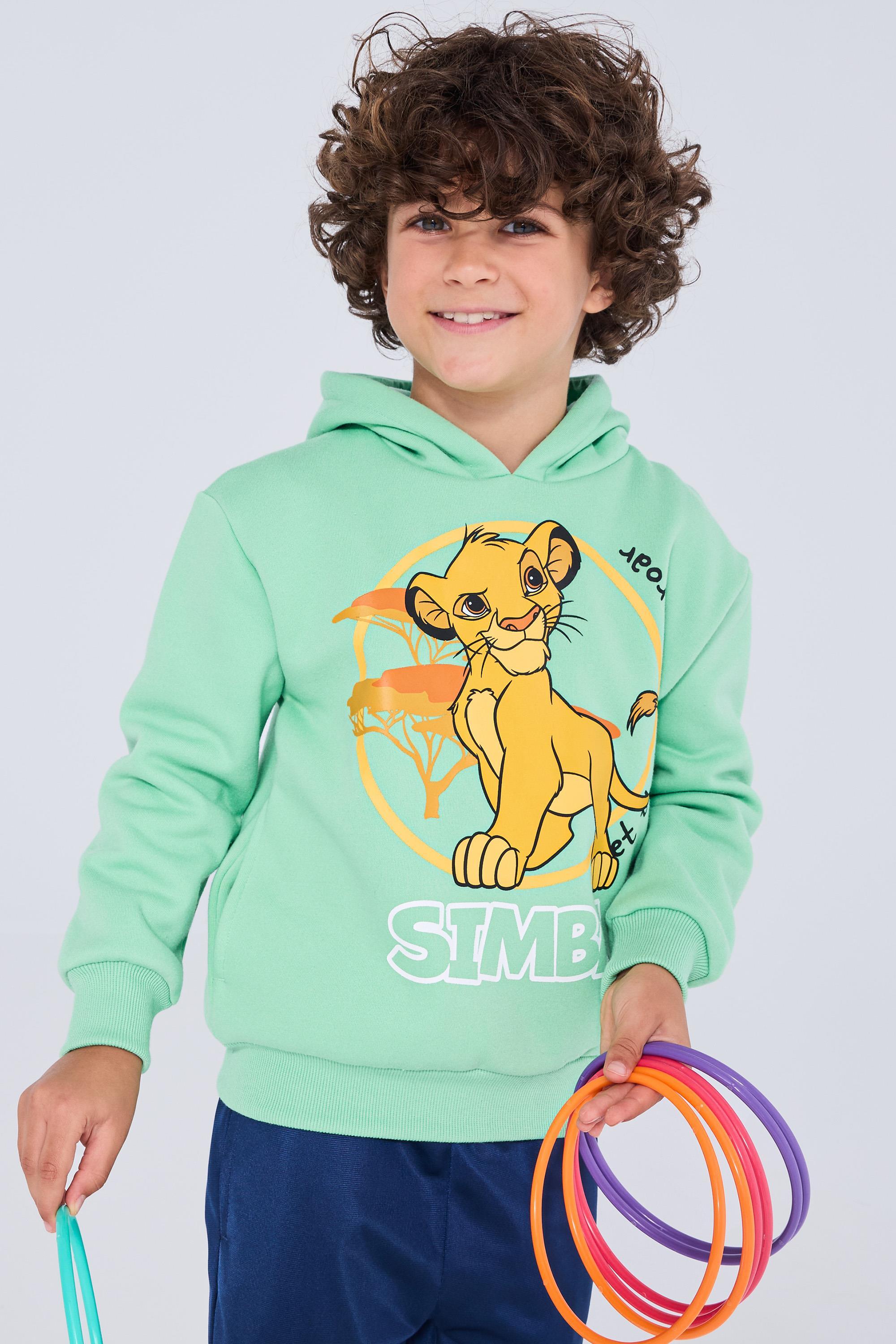 Sudadera El Rey León - Verde - Sudadera Niño talla 7
