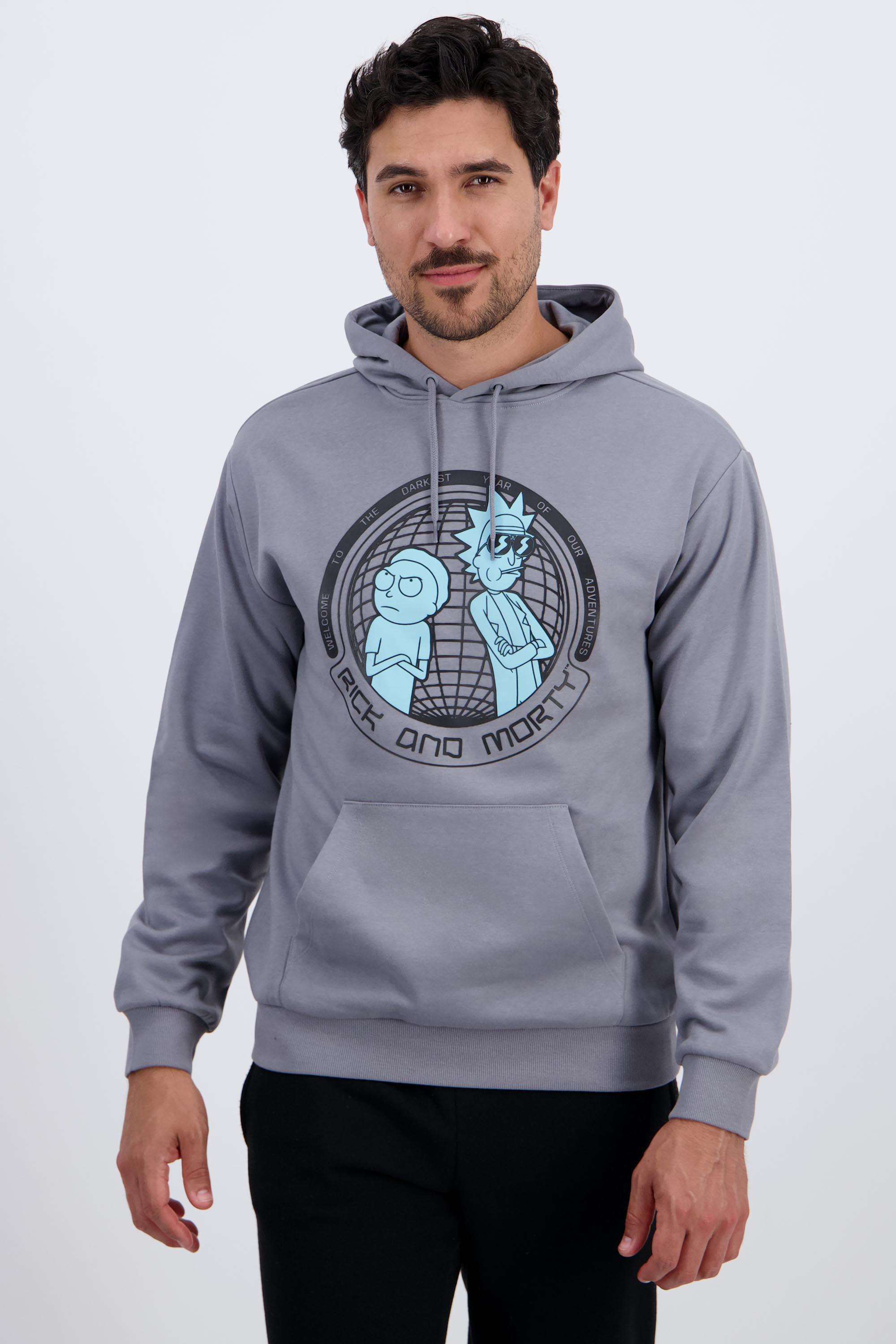 Sudadera Rick & Morty - Gris - Sudadera Hombre talla