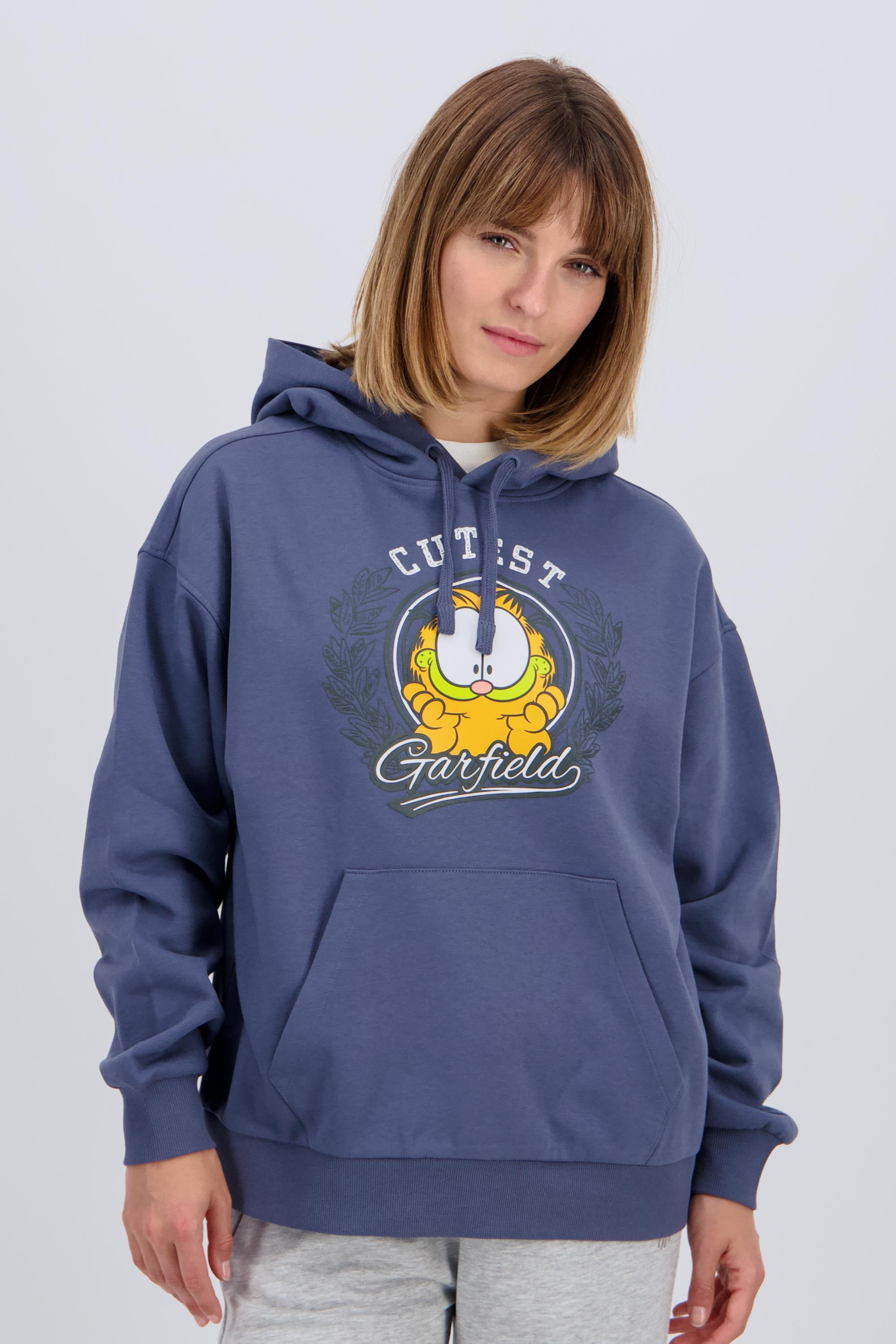 Sudadera Garfield - Denim - Sudadera Mujer talla
