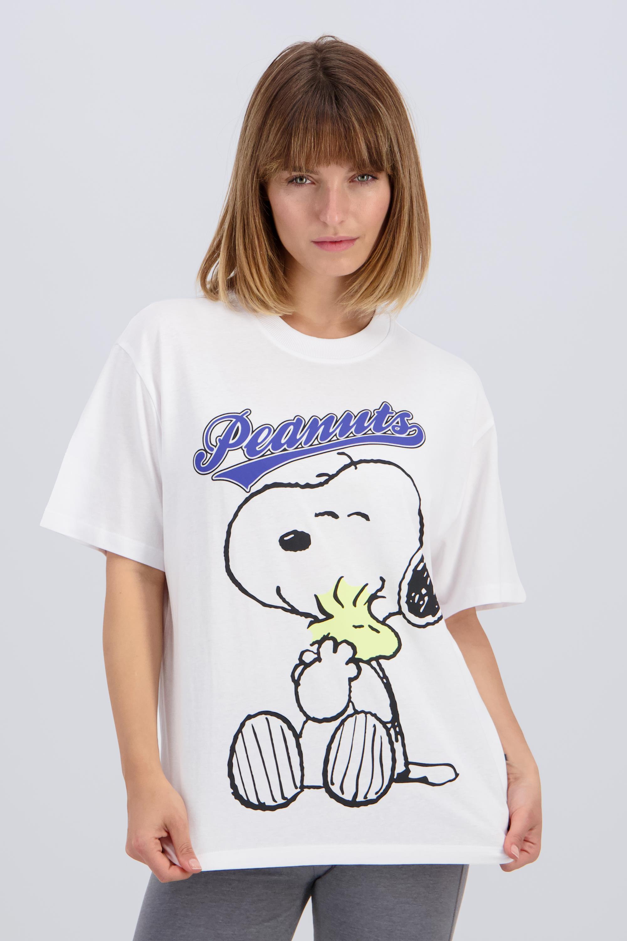 T-shirt Snoopy - Branco - T-shirt Mulher Peanuts tamanho S