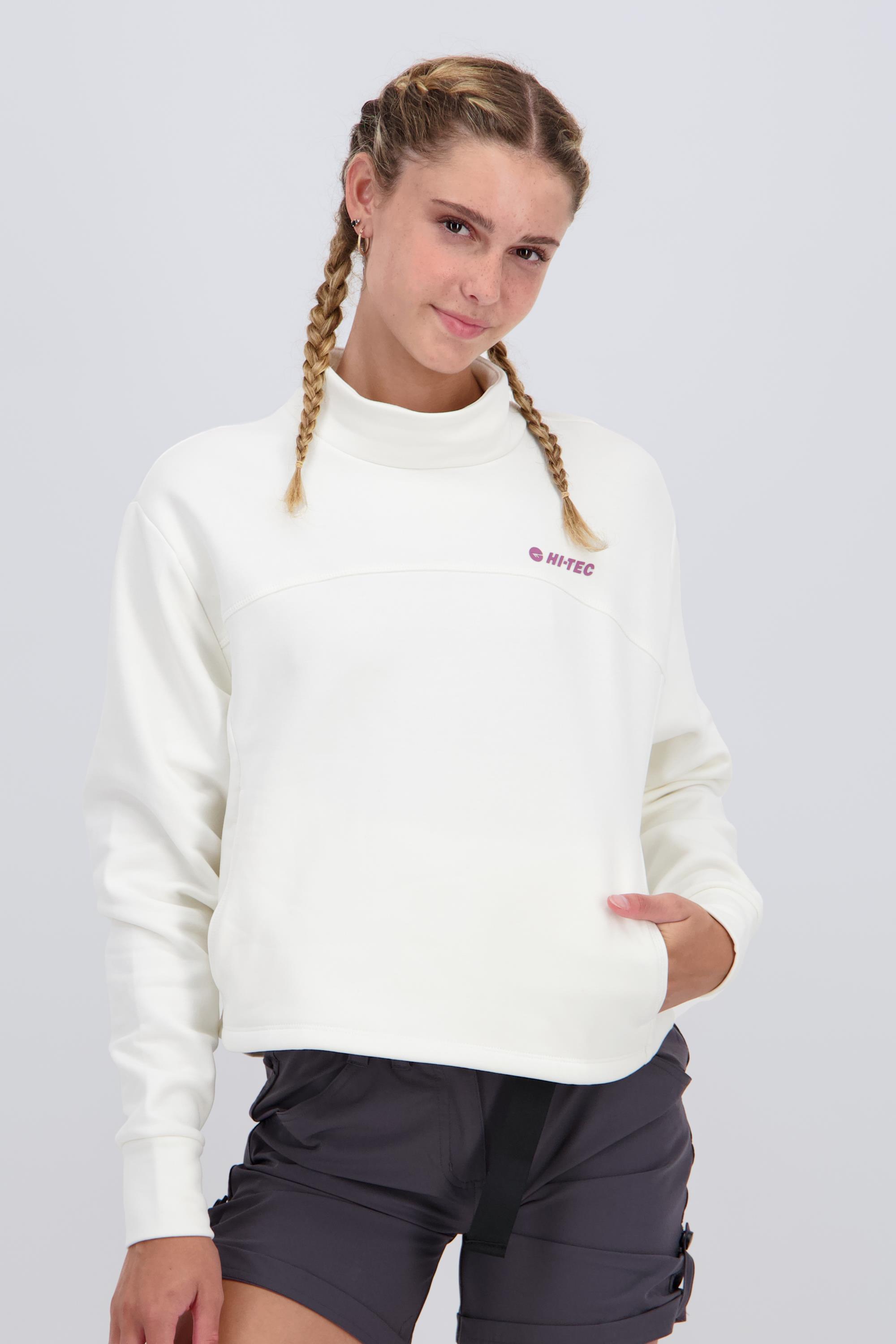 Sudadera Hi-Tec - Blanco - Sudadera Montaña Mujer talla XS