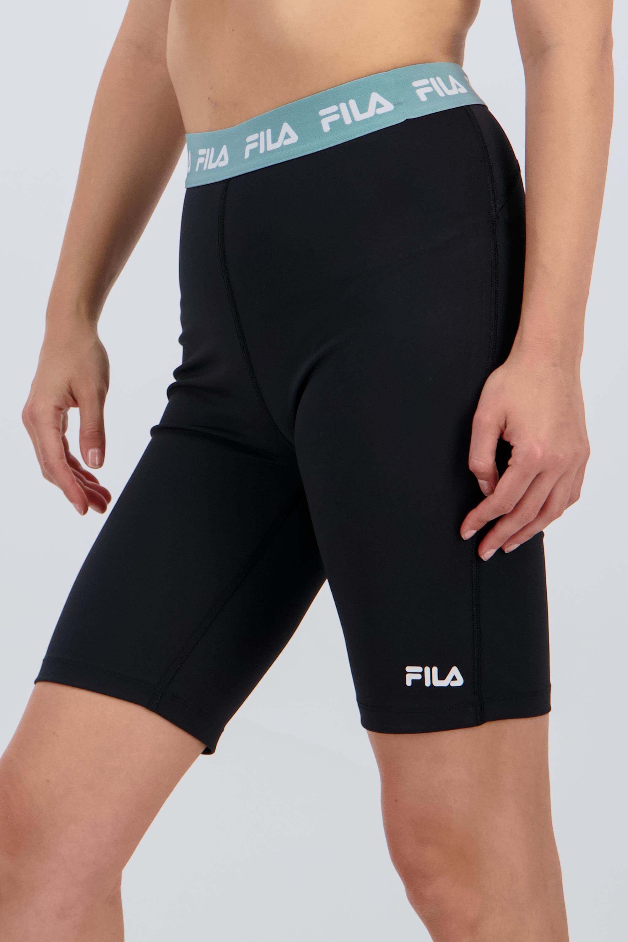 Mallas Ciclista Fila - Negro - Leggings Mujer talla 2XS