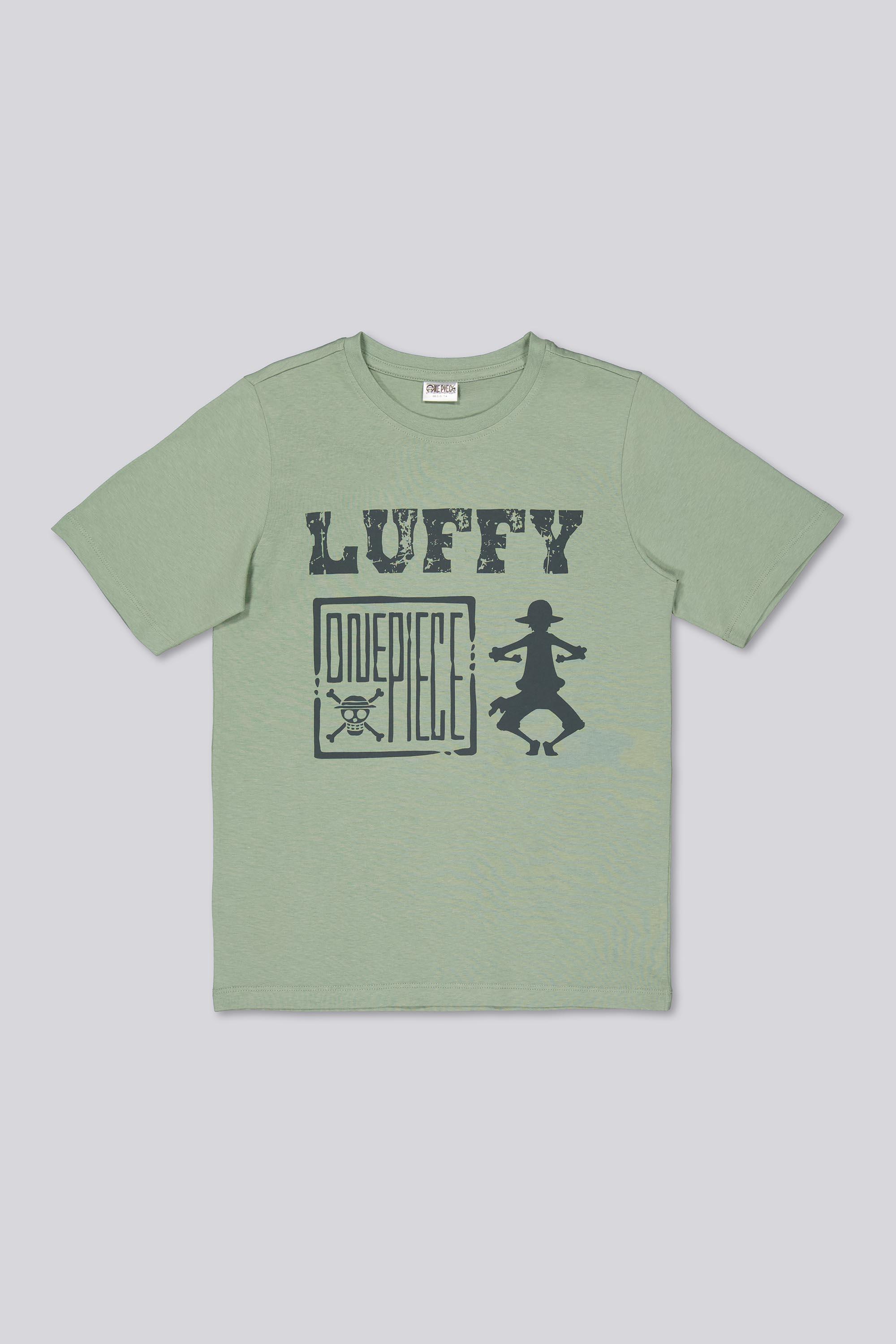 Camiseta One Piece - Kaki - Camiseta Algodón Niño