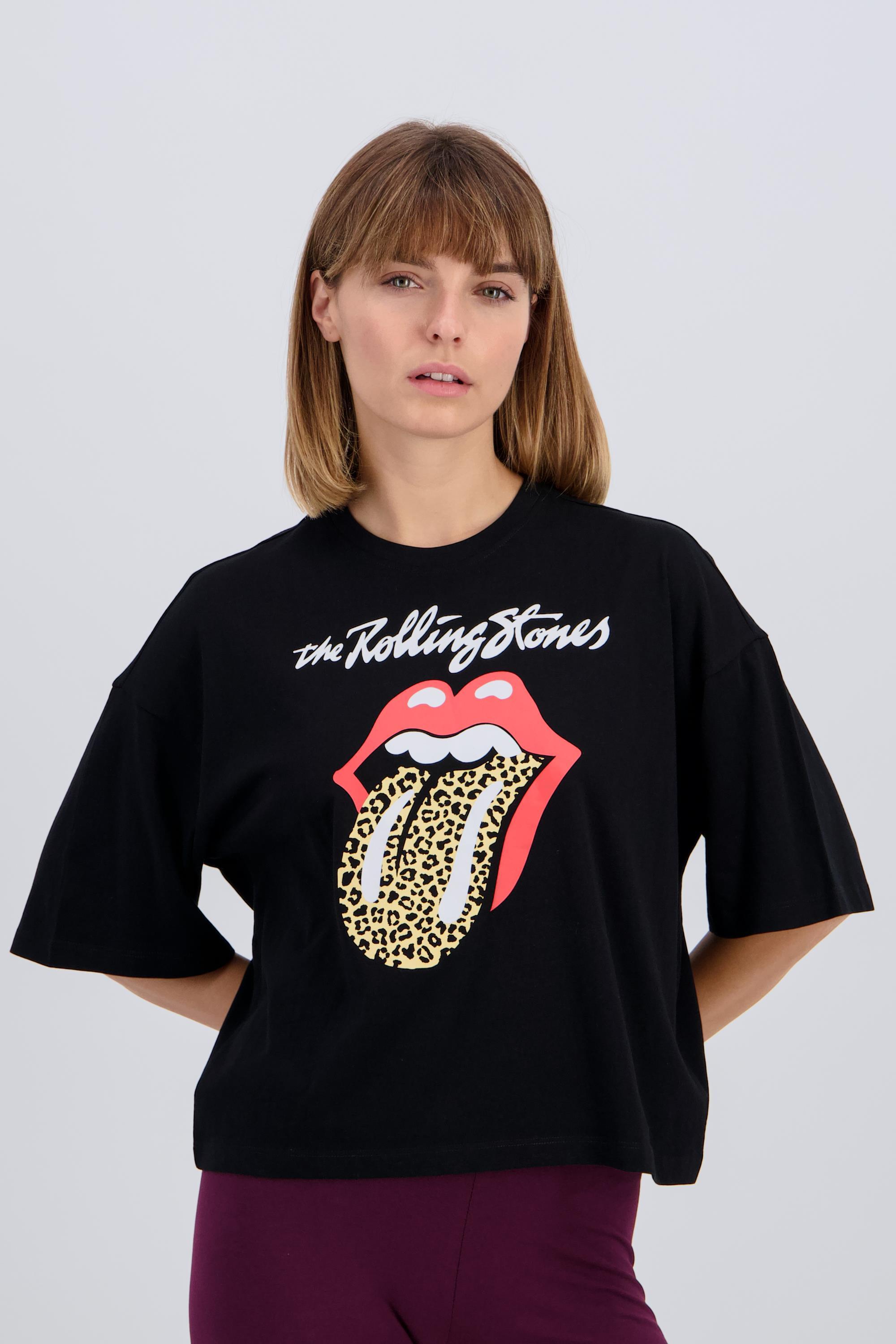 T-shirt Rolling Stones - Preto - T-shirt  Mulher tamanho S