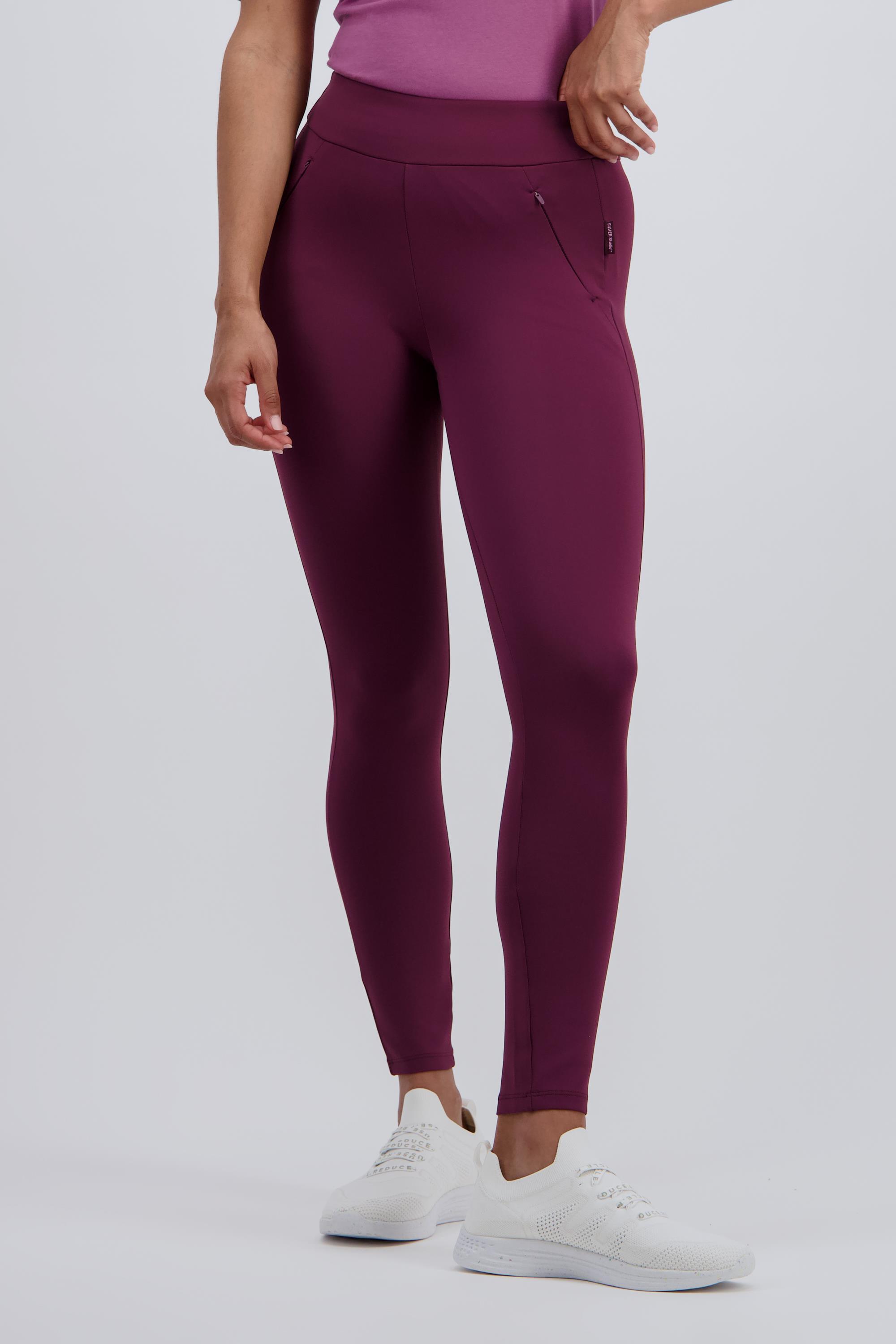 Silver Studio - Rojo - Leggings Mujer talla L