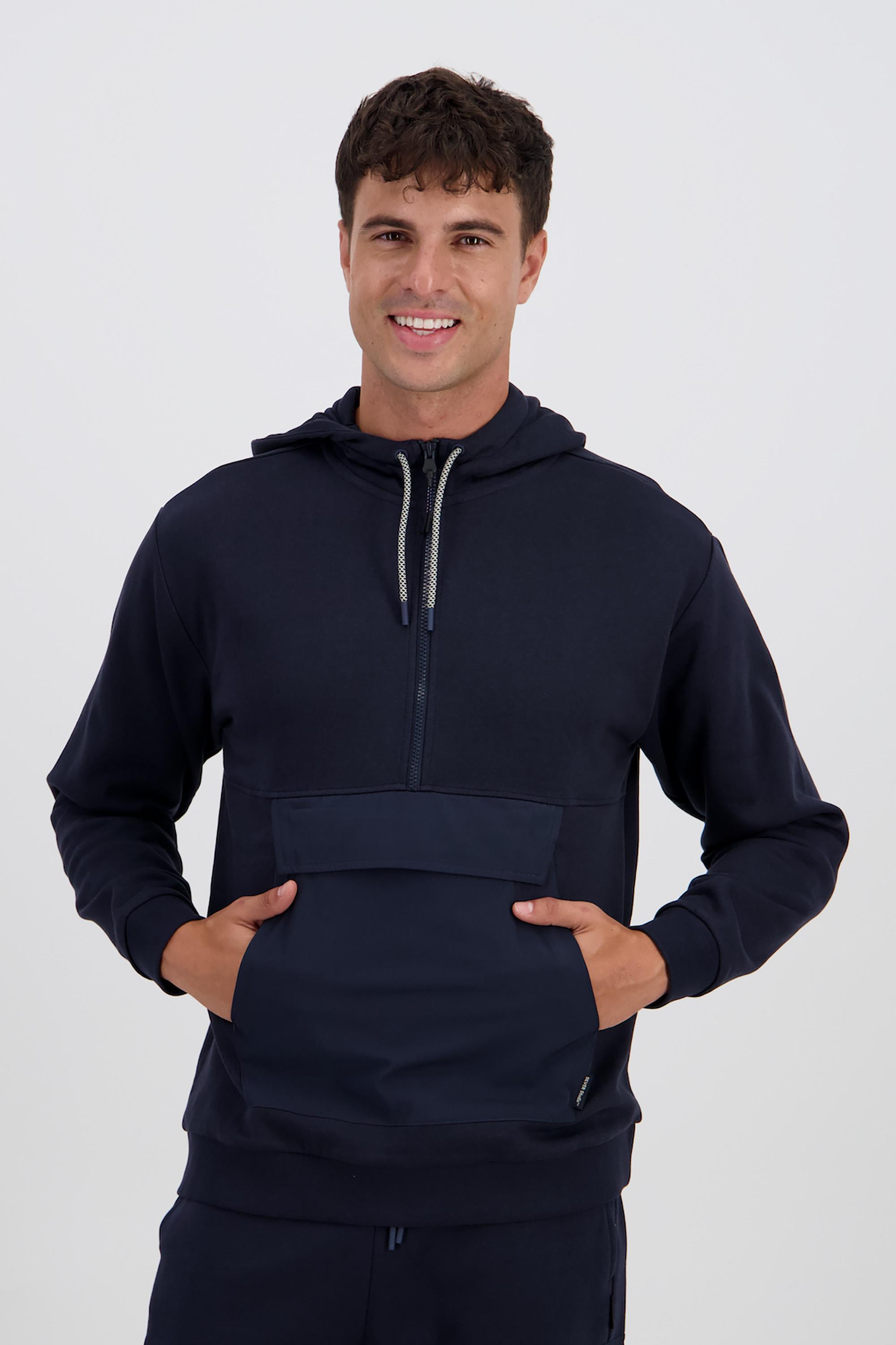 Silver Studio - Azul - Sudadera Capucha Hombre talla XL
