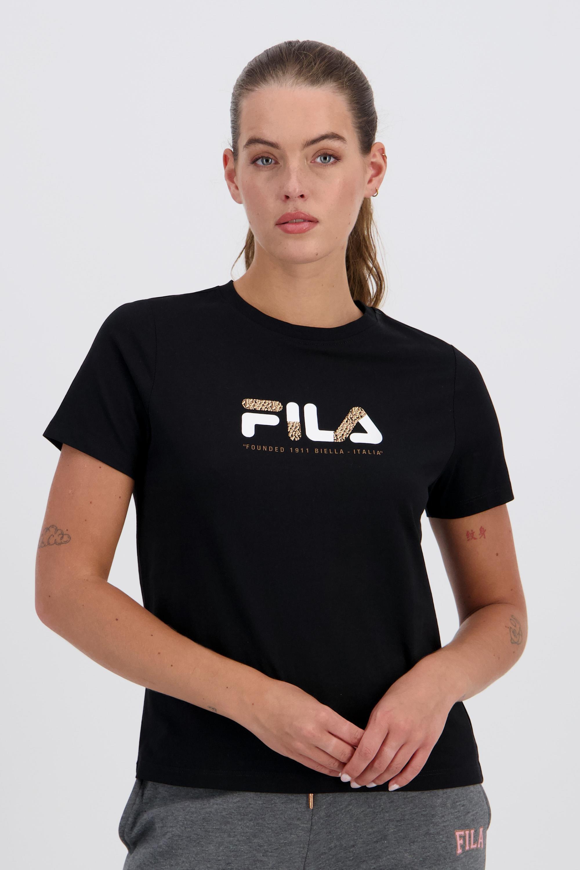 Camiseta Fila - Negro - Camiseta Mujer talla XL