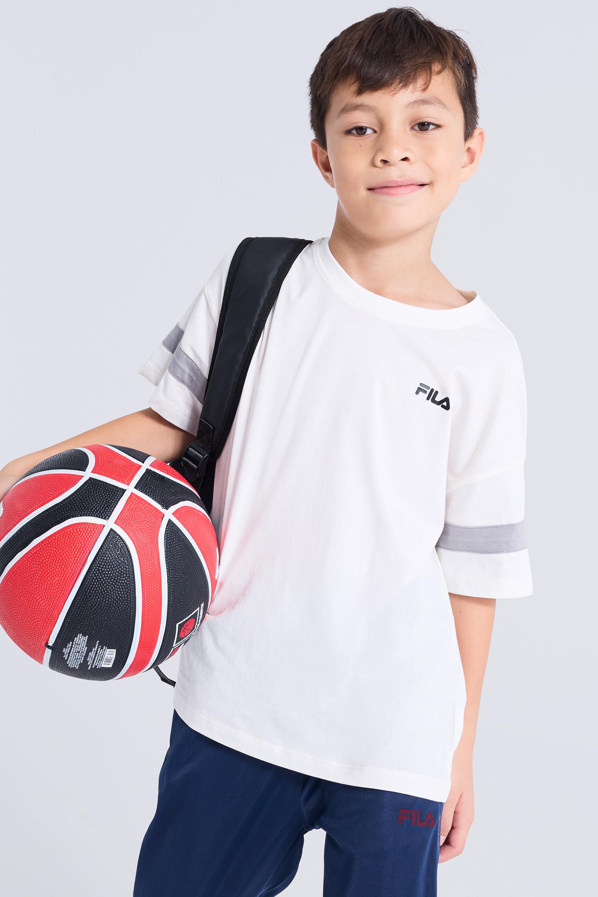 Sportive - Blanco - Camiseta Algodón Niño