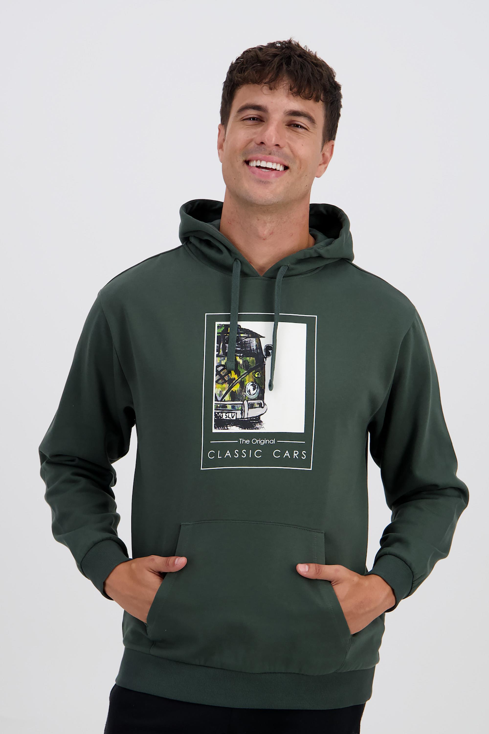 Stamps - Kaki - Sudadera Capucha Hombre talla