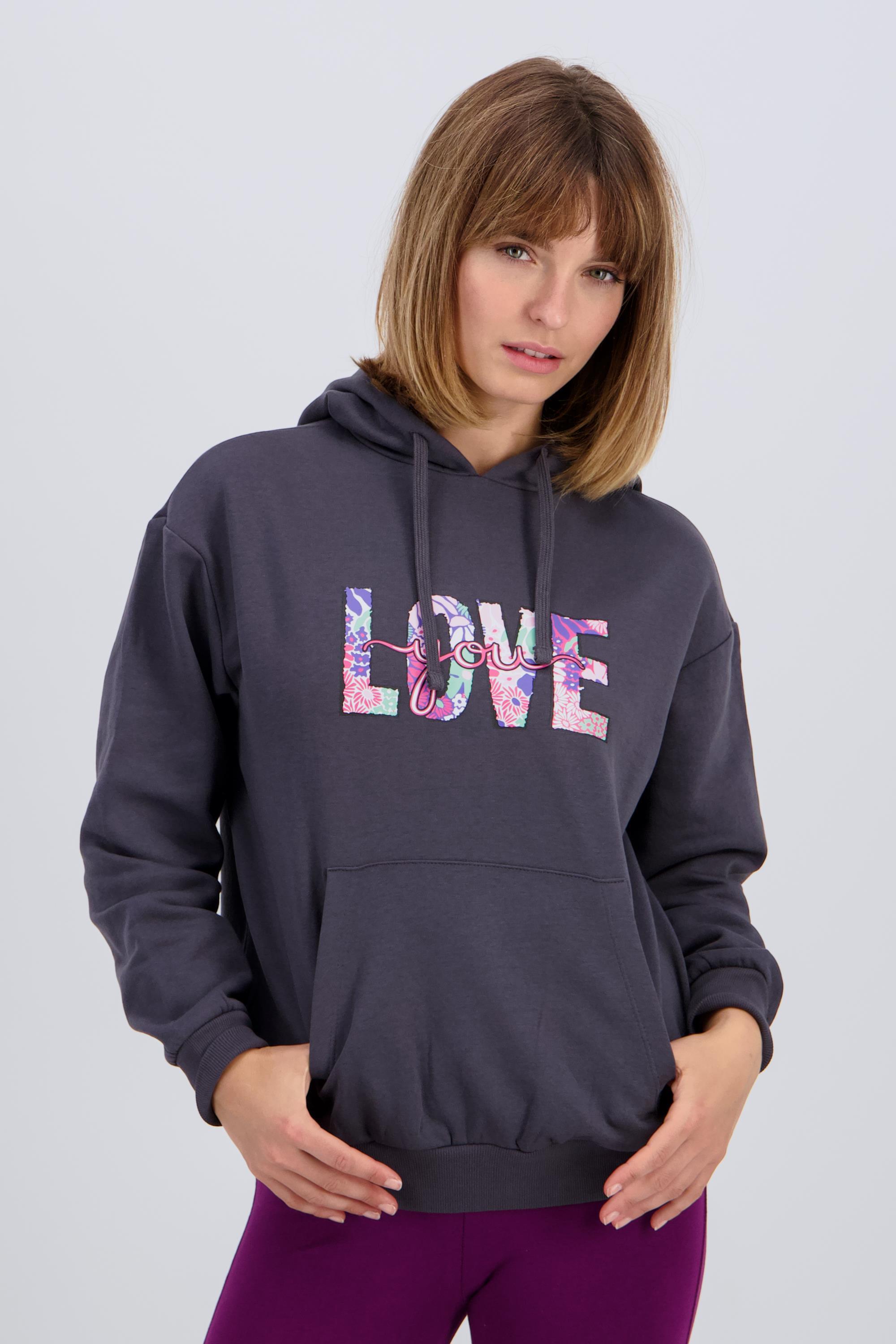 Stamps - Gris - Sudadera Capucha Mujer talla