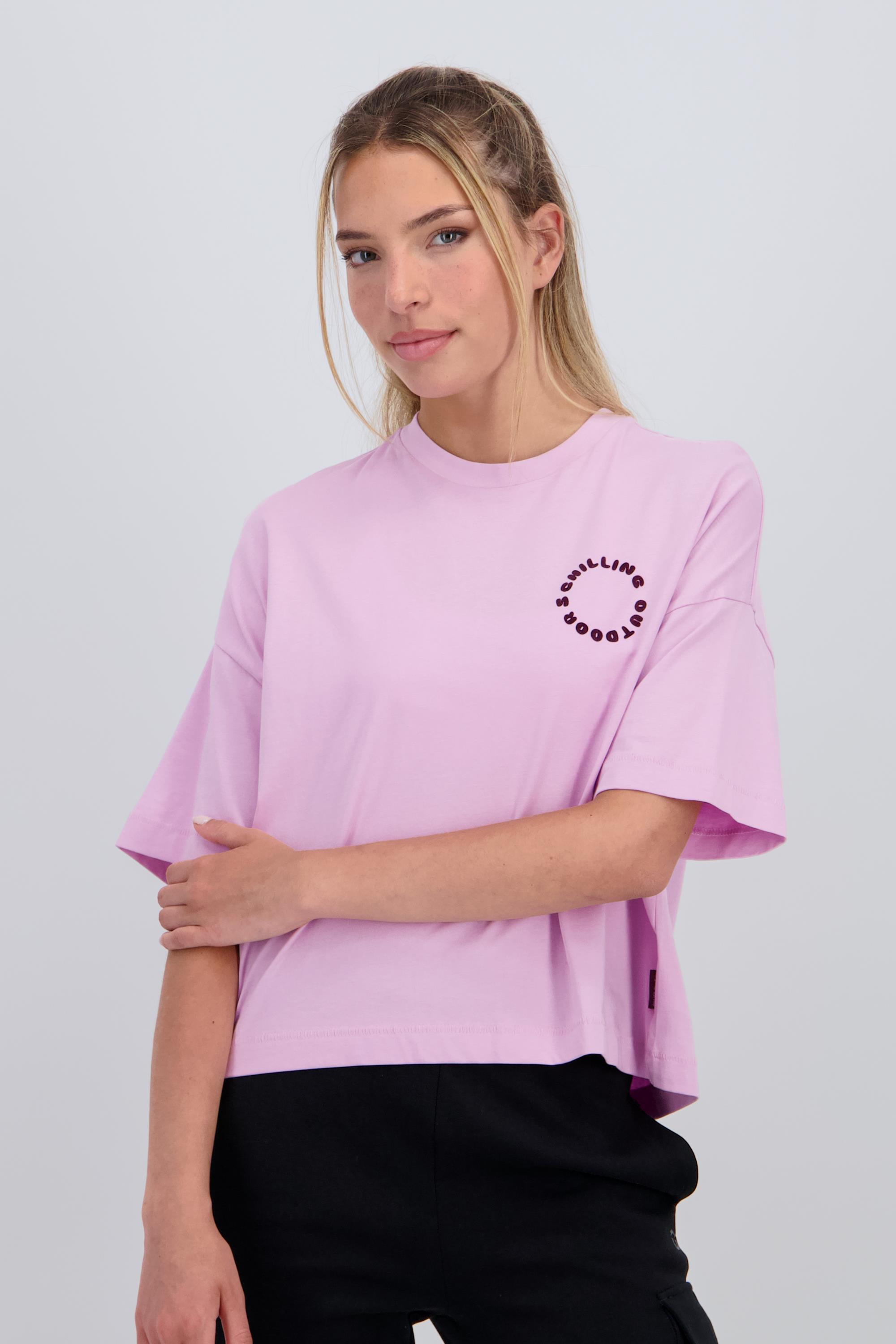 Camiseta Boxy Silver - Rosa - Camiseta Mujer talla
