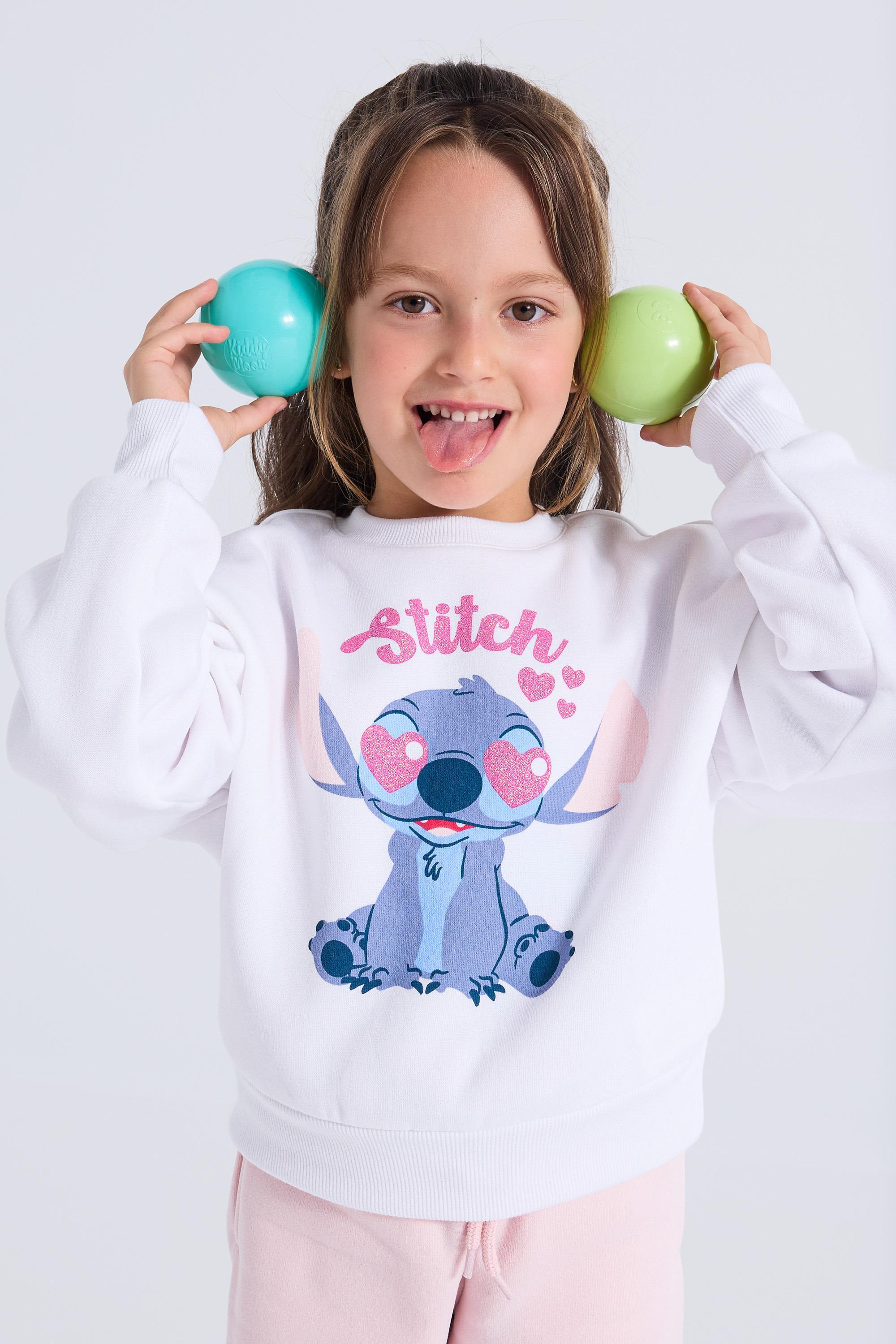 Chándal Lilo & Stitch - Blanco - Chándal Niña talla 8