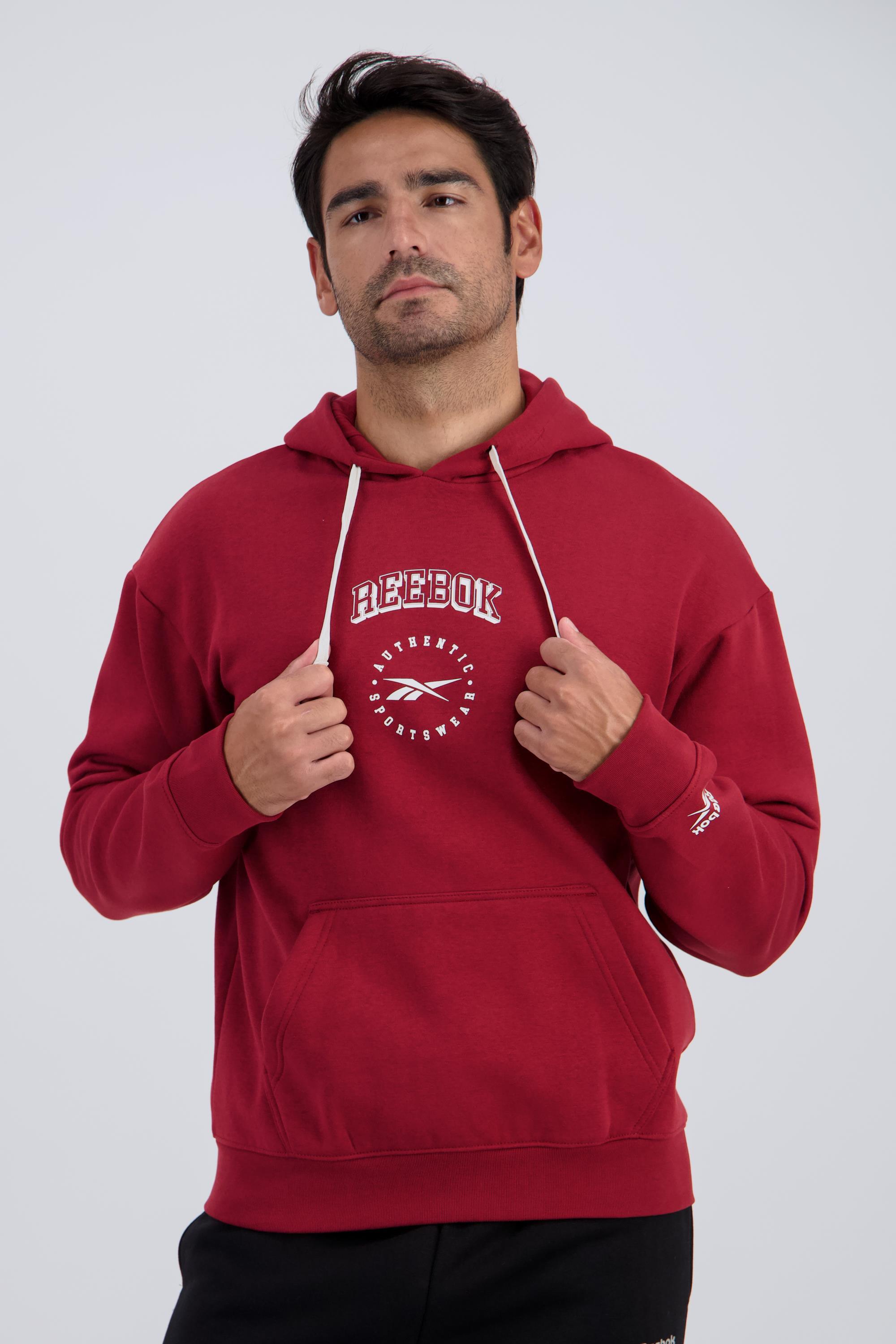 Reebok Athentic Sport - Rojo - Sudadera Hombre talla M