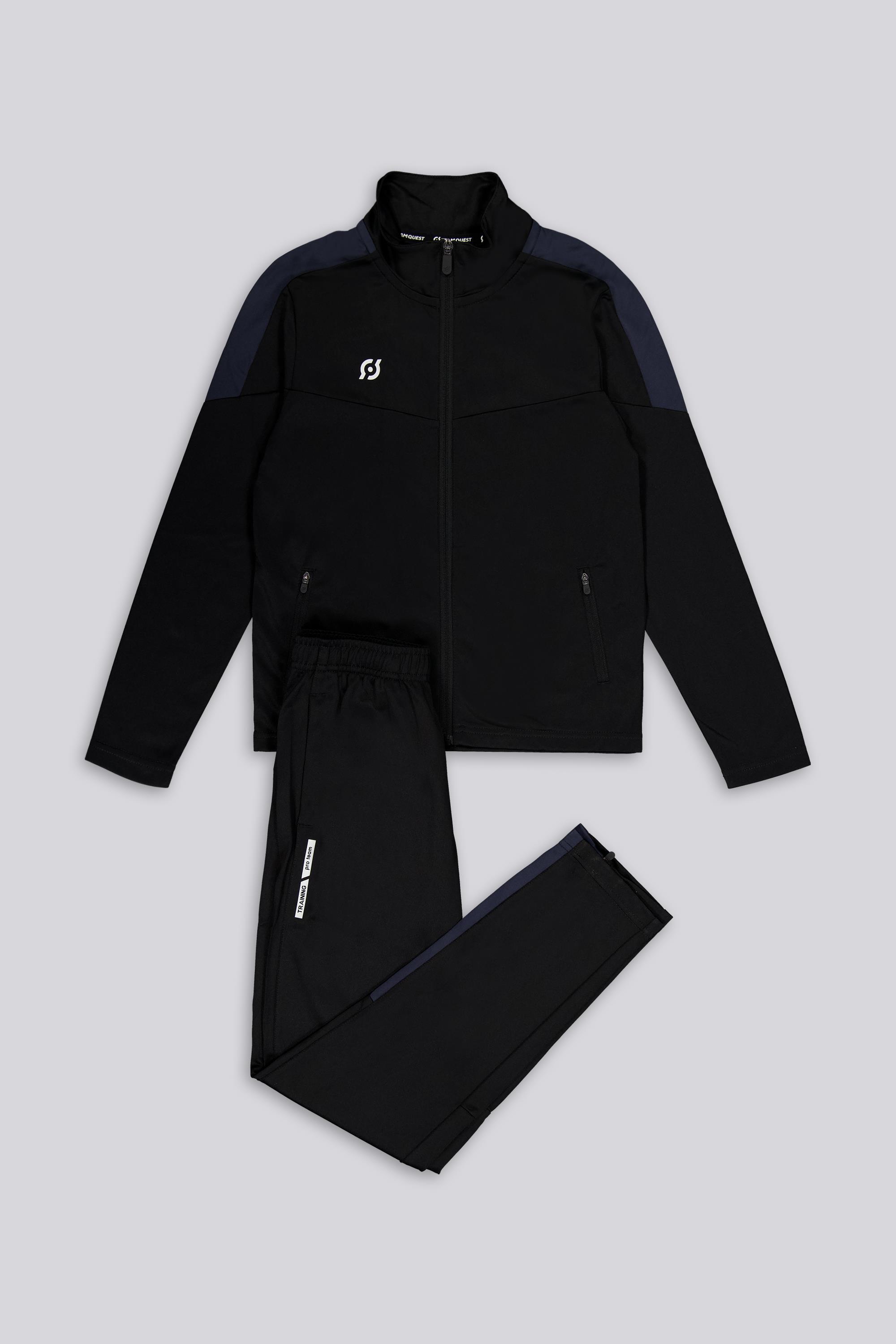 Chándal Fútbol Niño Team Quest Training Negro talla 8