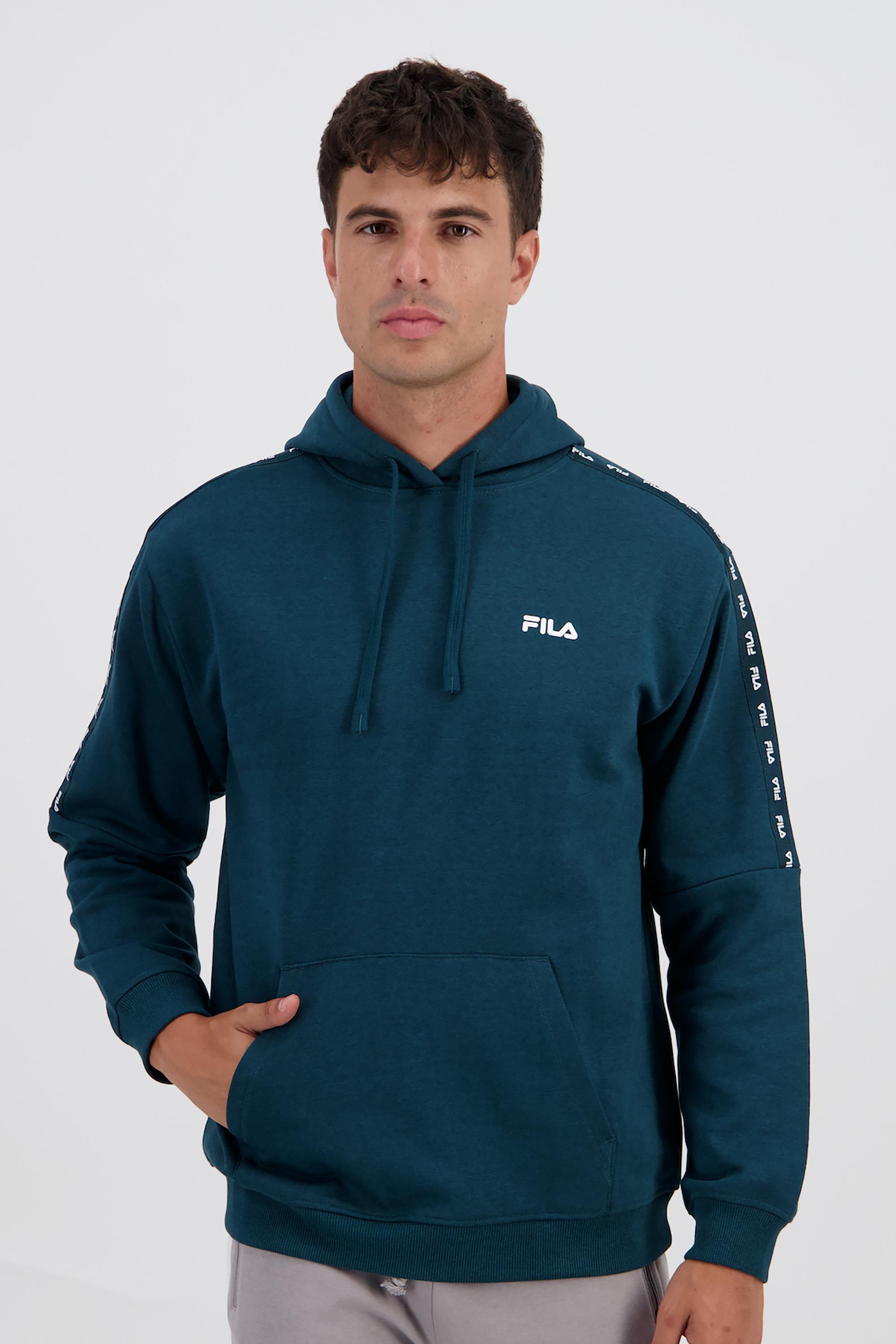 Fila Tape - Verde - Sudadera Capucha Hombre talla M