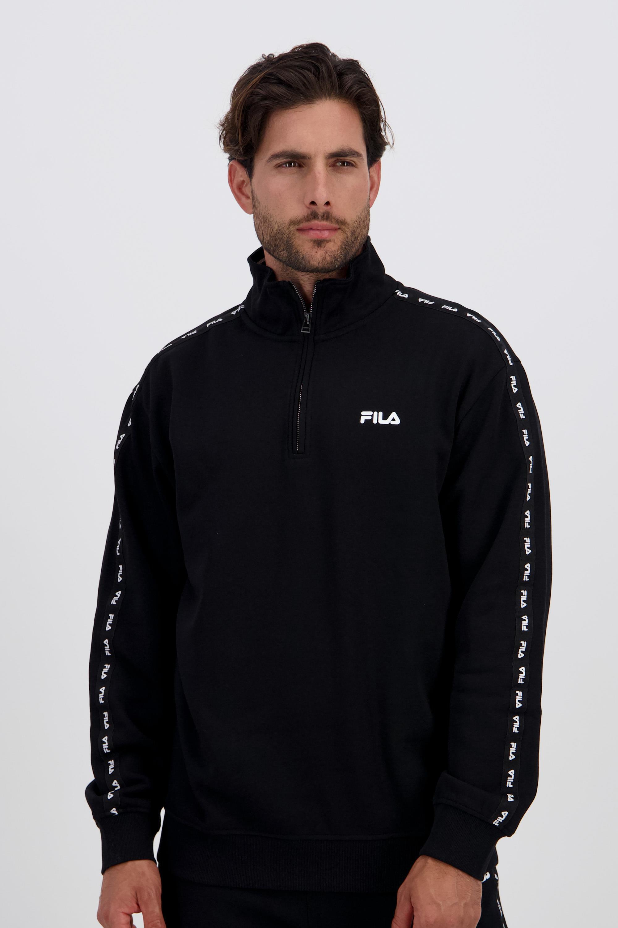 Tape - Negro - Sudadera Media Cremallera Hombre talla
