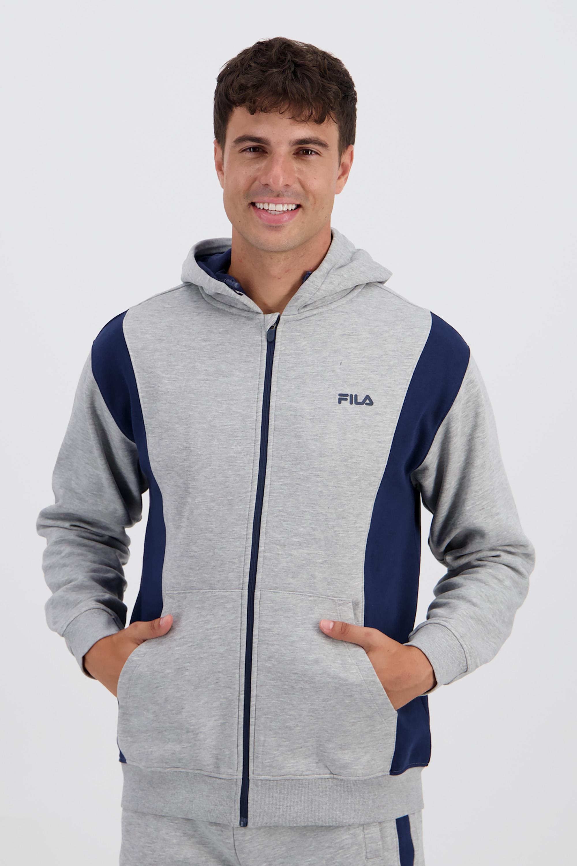 Bicolor - Gris - Chándal Felpa Hombre talla