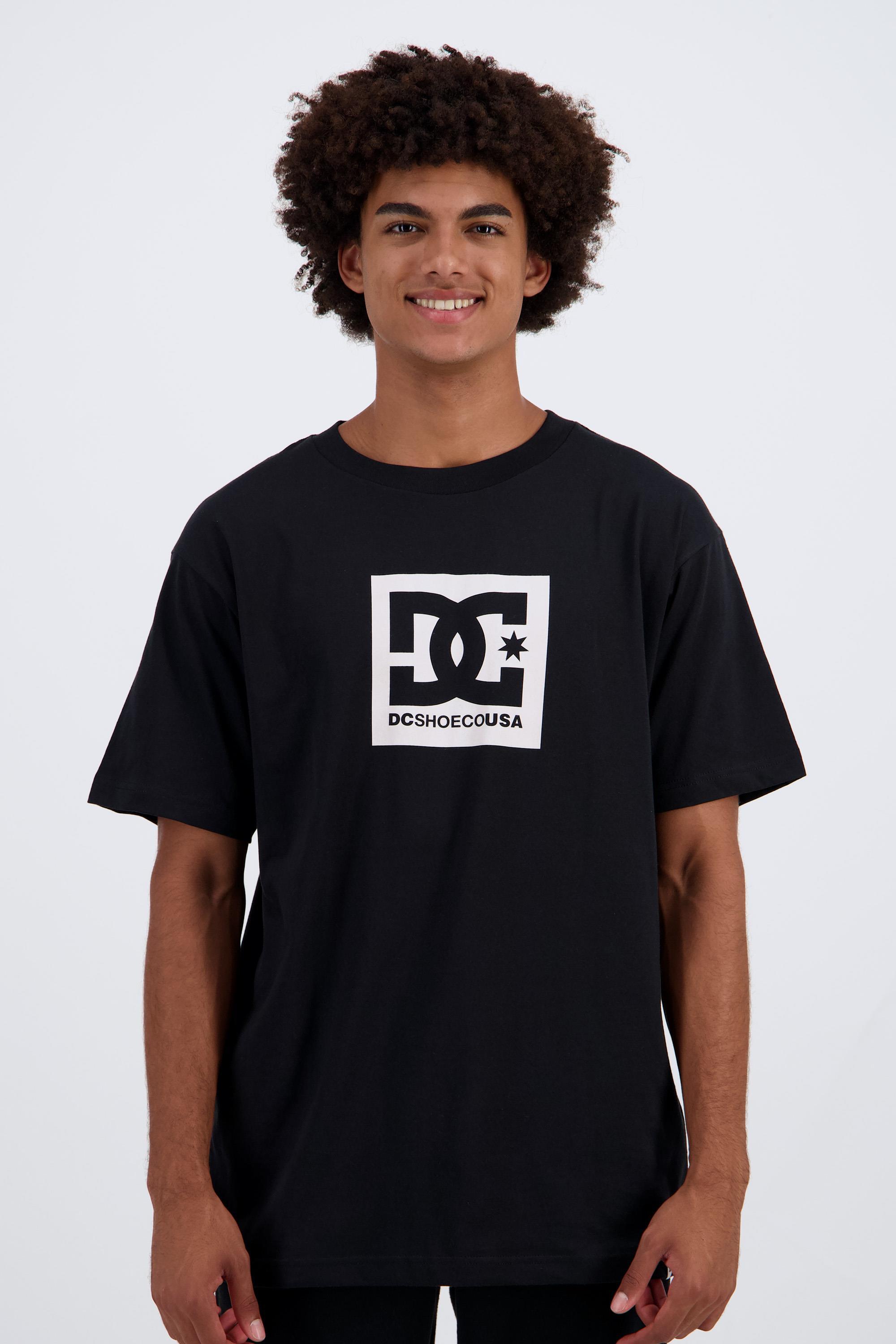 Dc Shoes Sq - Negro - Camiseta Algodón Hombre talla XL