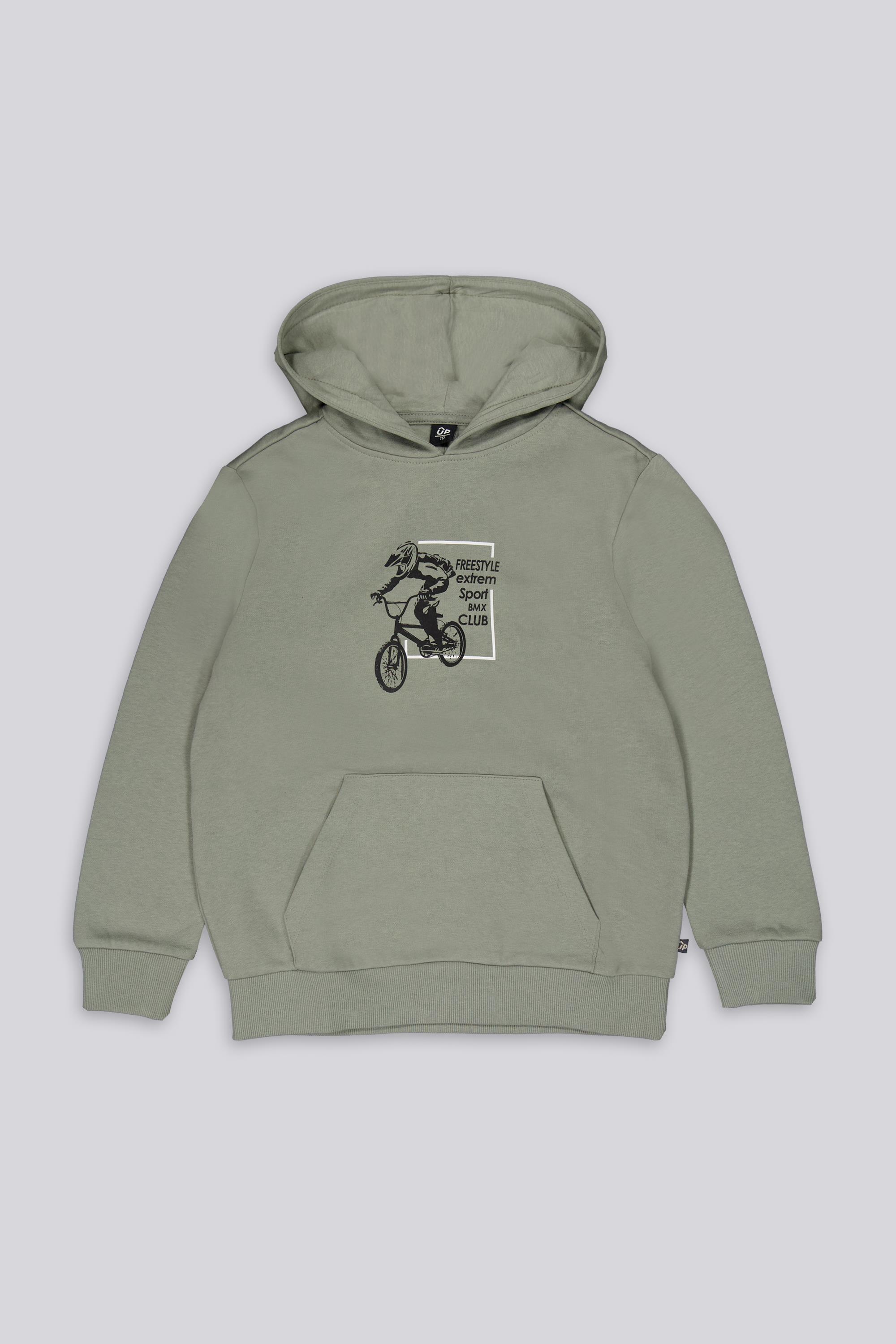 Sudadera Capucha Up - Kaki - Sudadera Felpa Niño talla 12