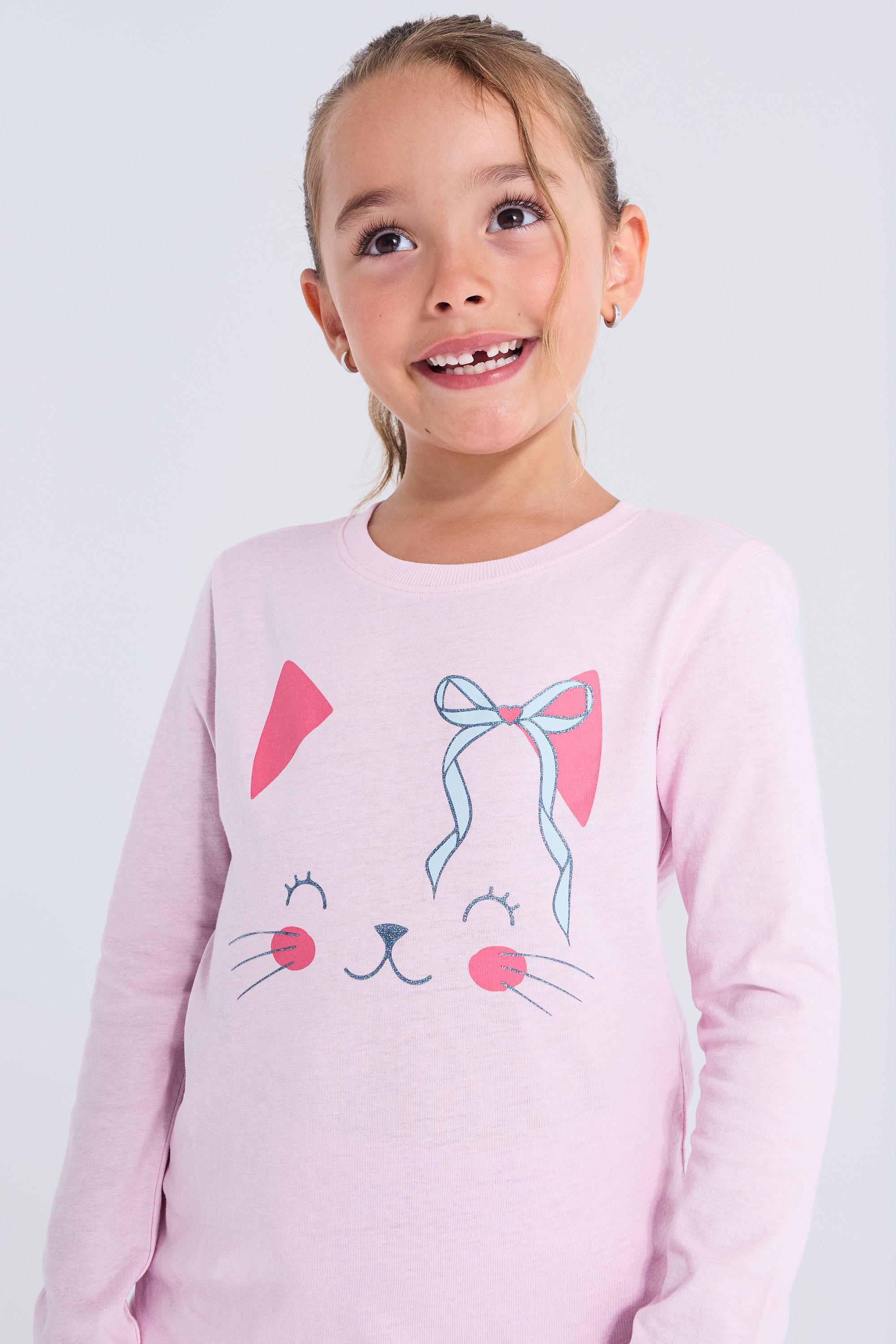 Manga Larga Up - Rosa - Niña talla 4