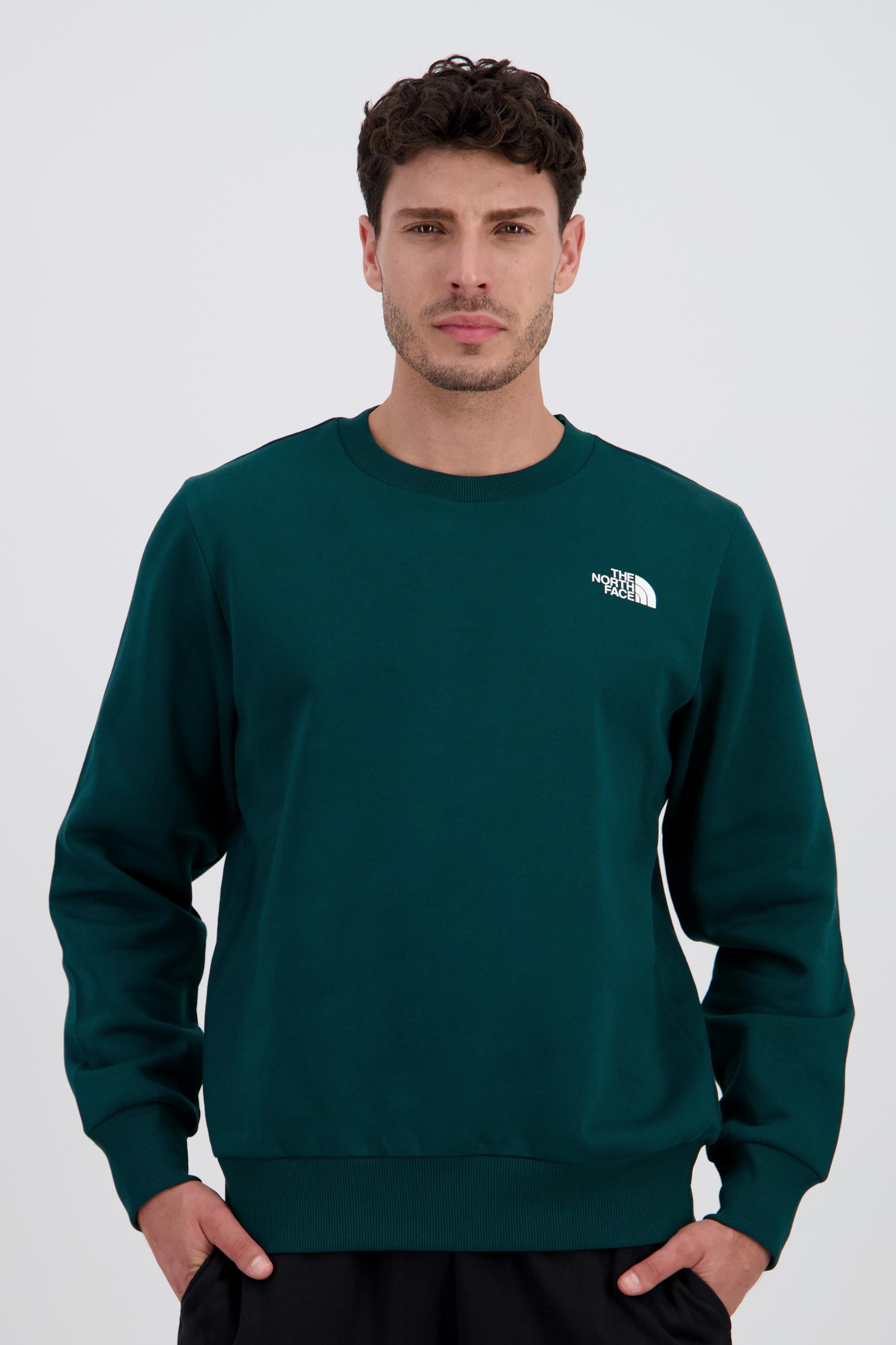 TNF Simple Dome Crew - Verde - Sudadera Hombre talla
