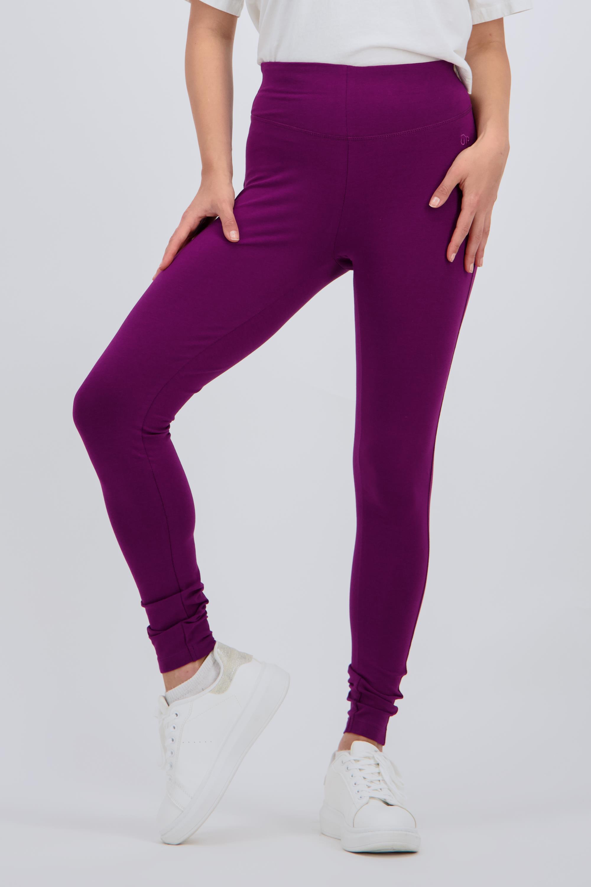 Mallas Up - Morado - Leggings Cintura Alta Mujer talla