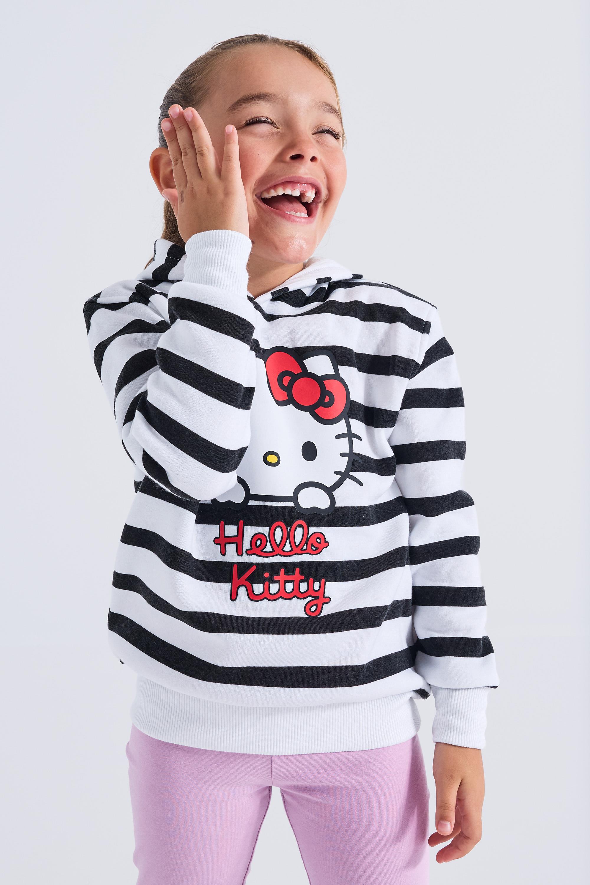 Sudadera Hello Kitty - Blanco - Sudadera Niña talla 8