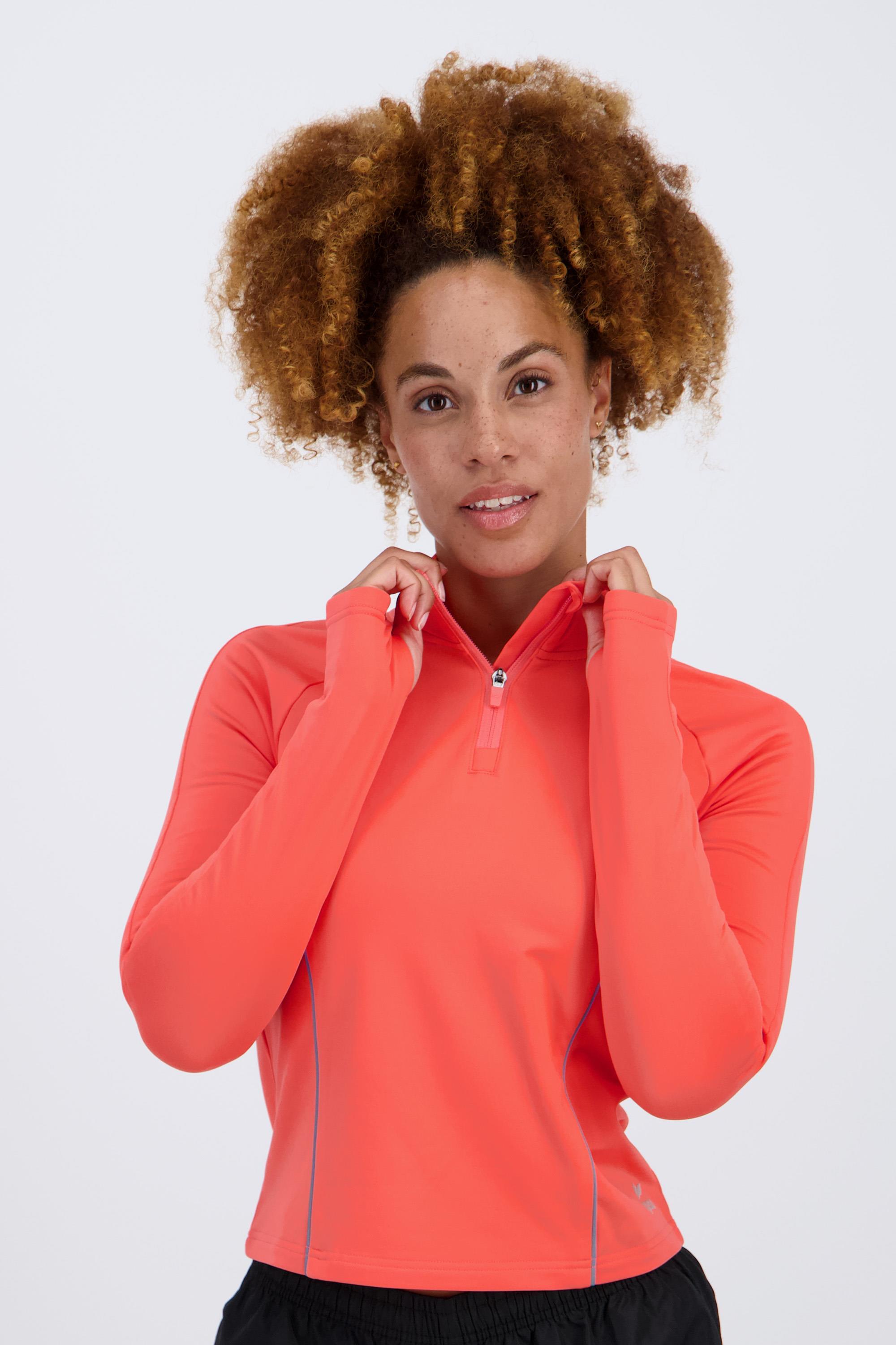 Speed - Coral - Sudadera Térmica Running Mujer talla