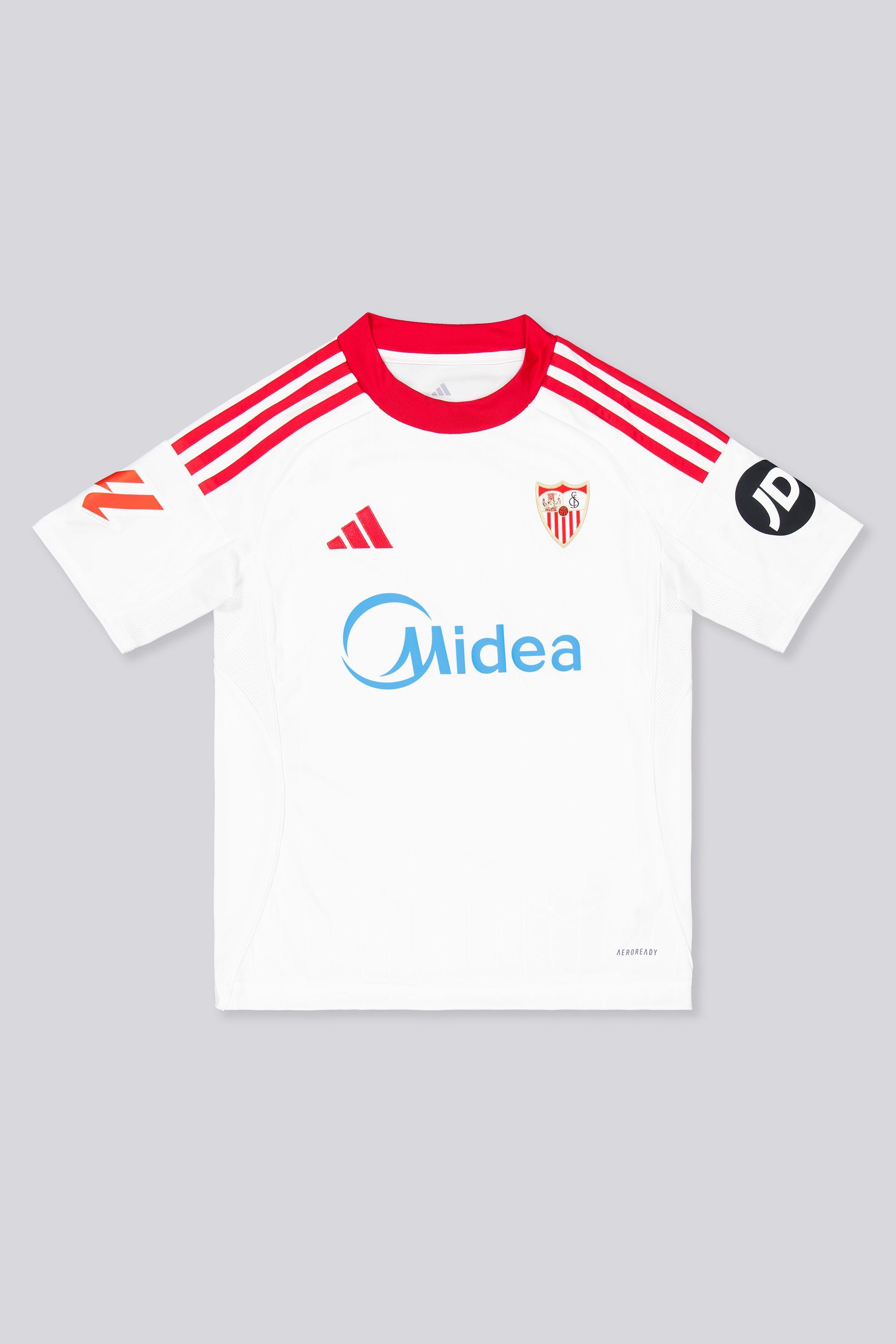 Camiseta Sevilla FC 1ª 25/26 Blanco Jr Sprinter