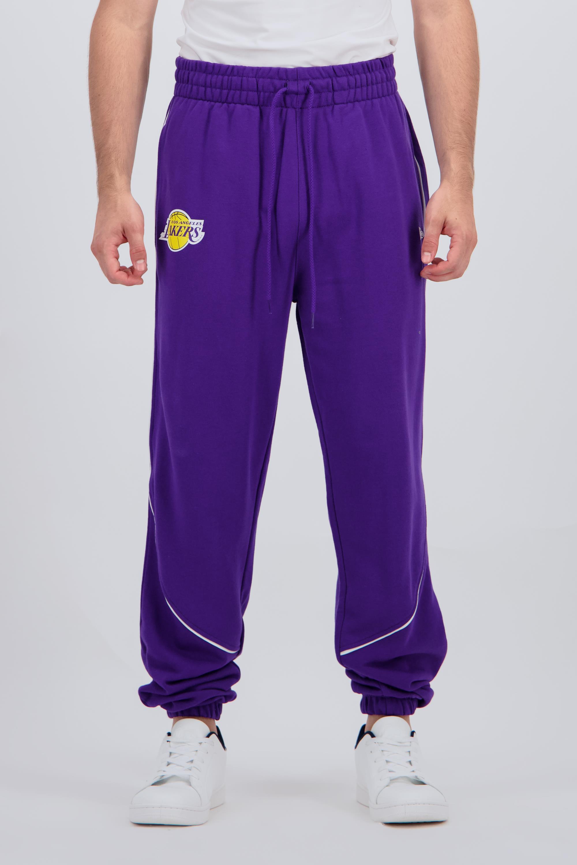 LA Lakers - Morado - Pantalón Felpa Hombre talla