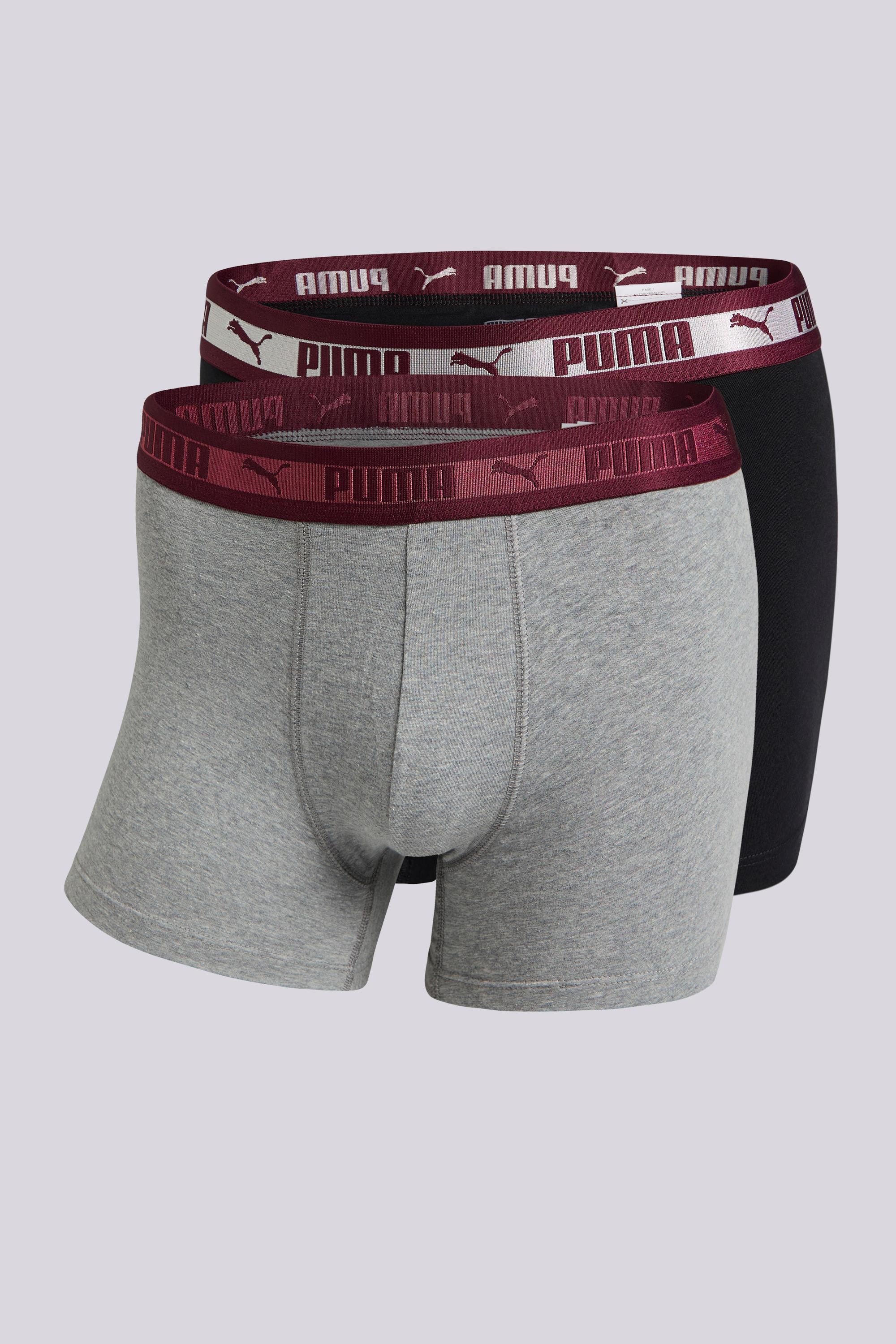 Calzoncillos Puma - Gris - Calzoncillos Hombre talla