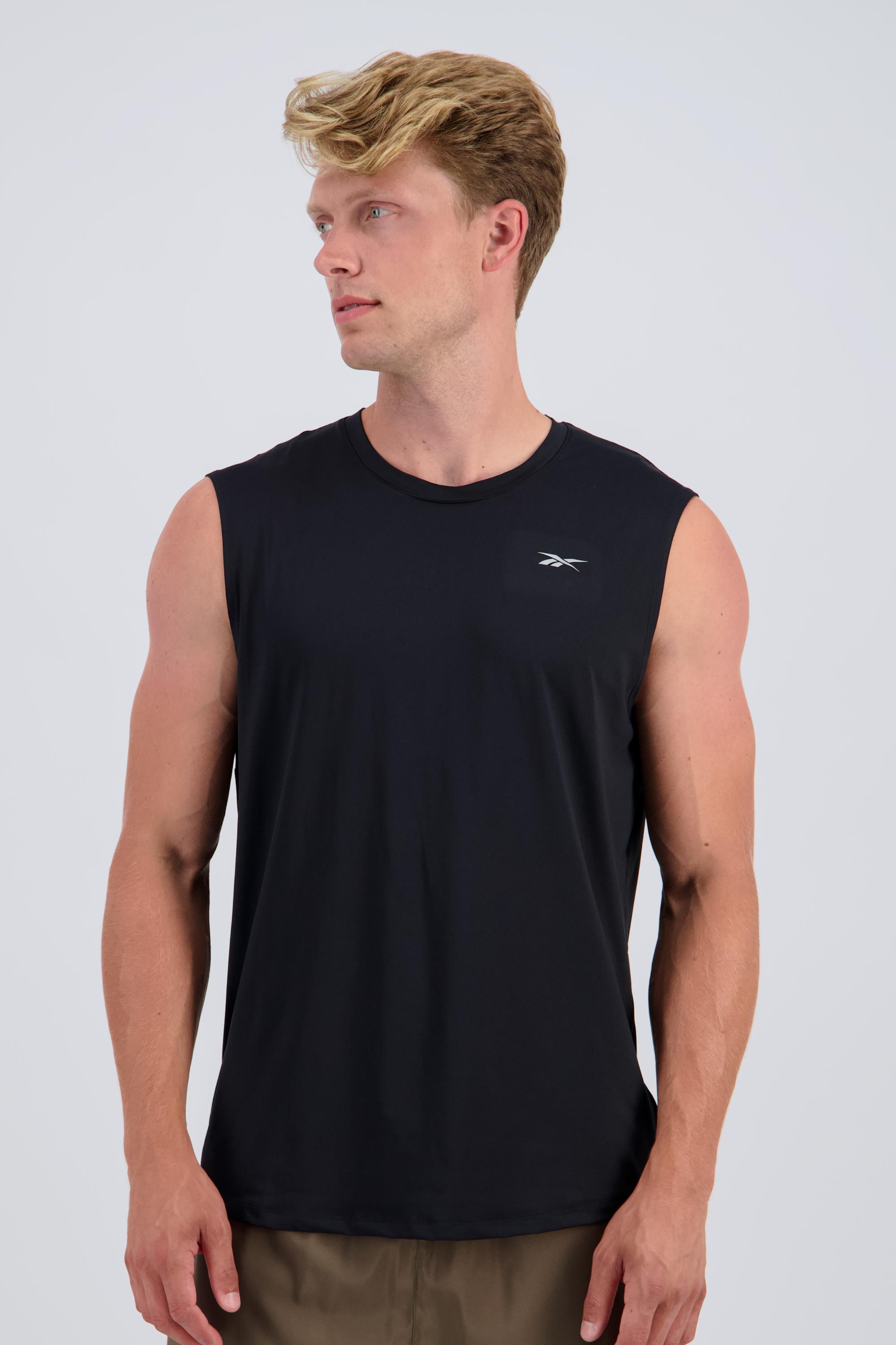 Reebok Corbin - Negro - Camiseta Running Hombre talla S