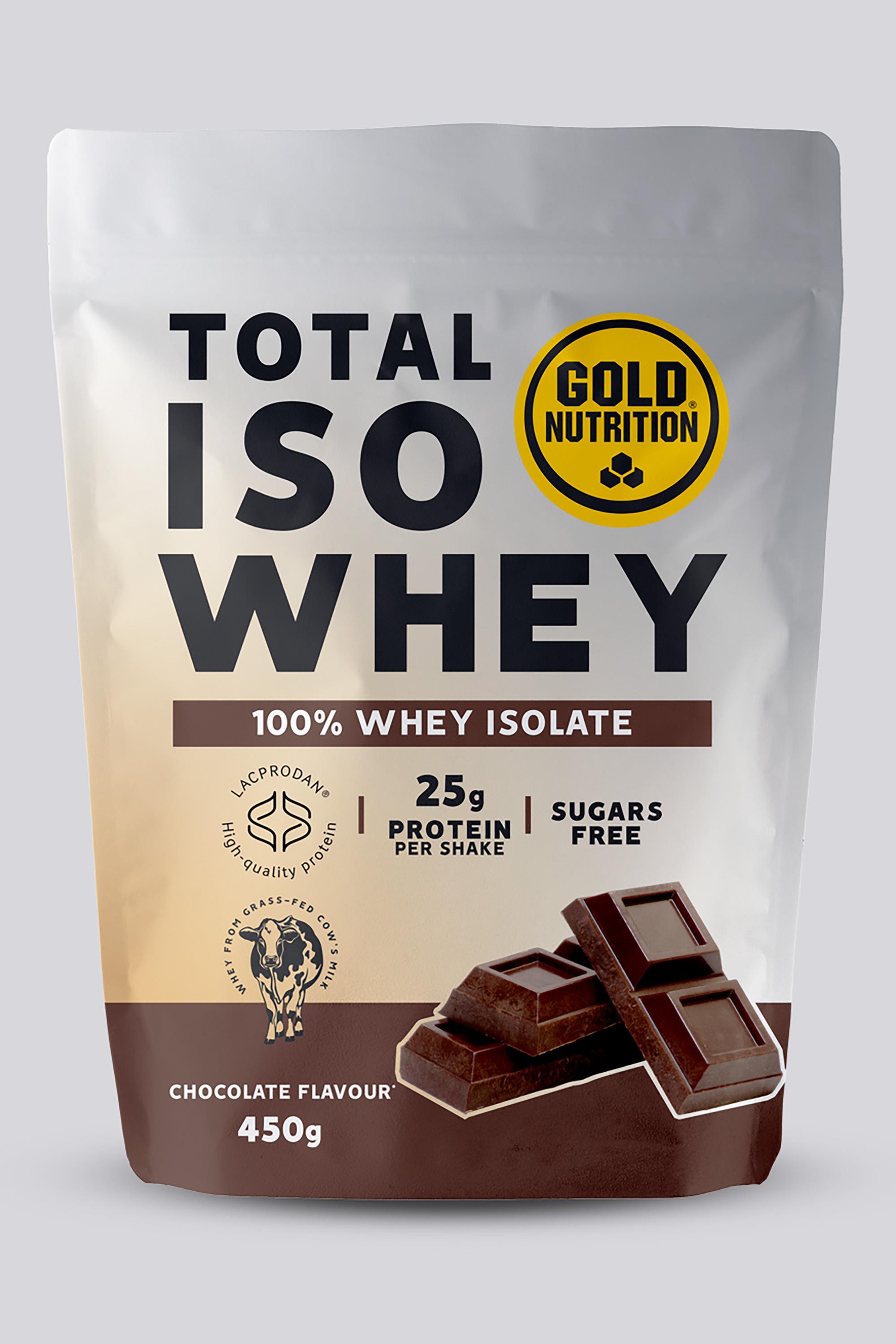 Goldnutrition Total ISO Whey - Chocolate - Proteína 450 g talla T.U.