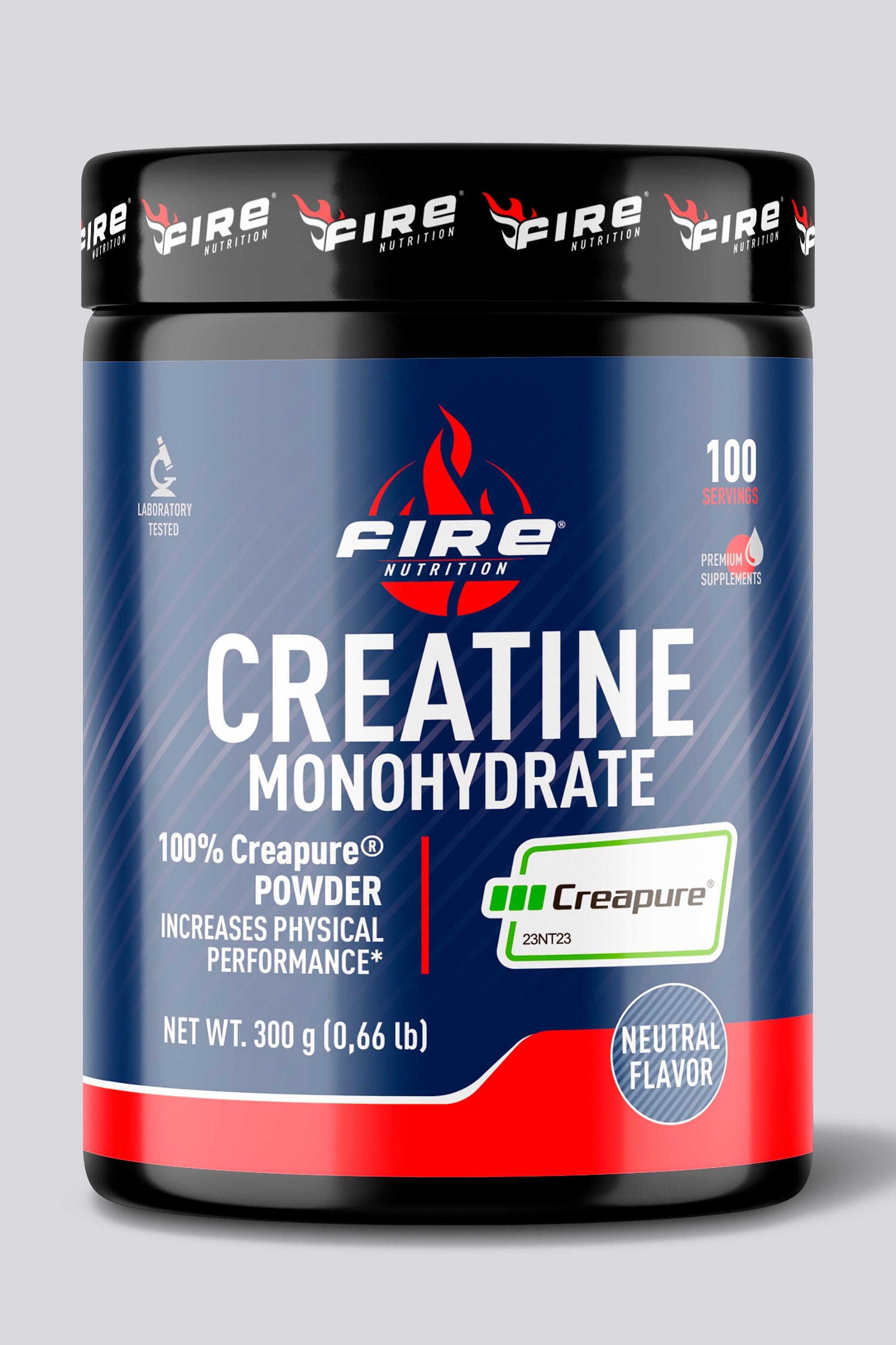 Fire Nutrition Creatine Powder - Creatina 300 g tamanho T.U.