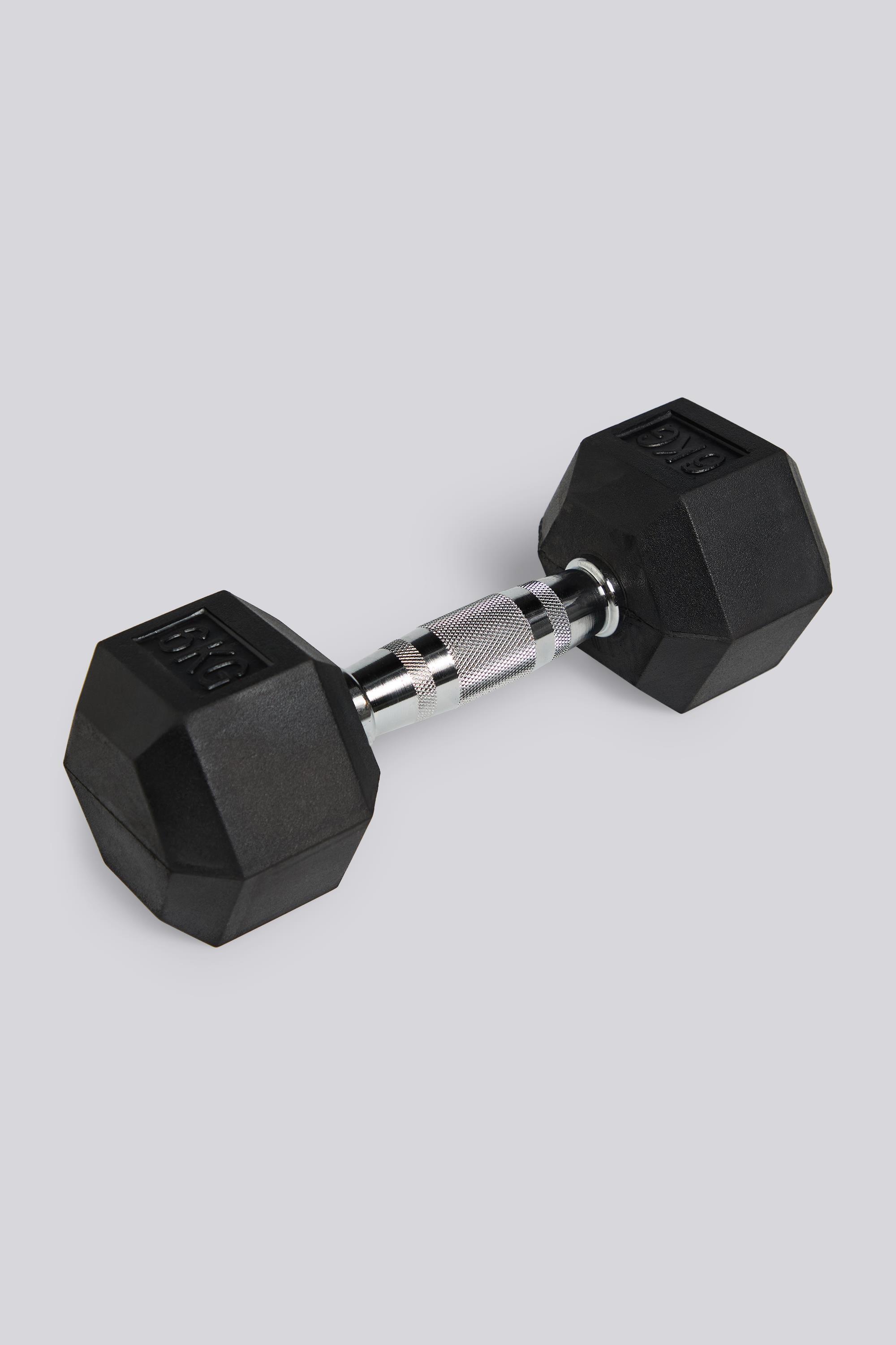 Mancuerna Hexagonales Softee - Negro - Pesas 6 Kg talla T.U.