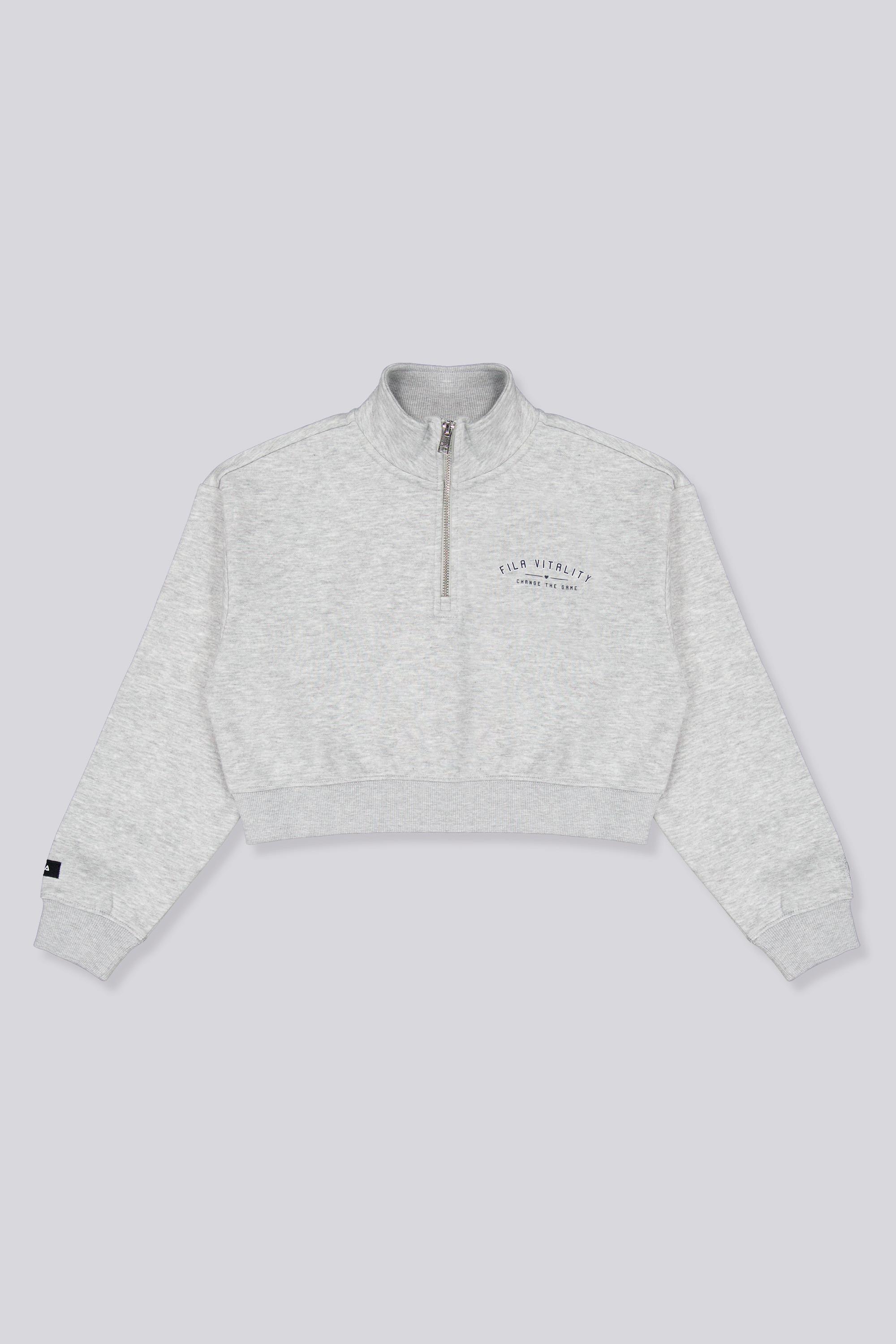 Girl Attitude - Gris - Sudadera Crop Niña