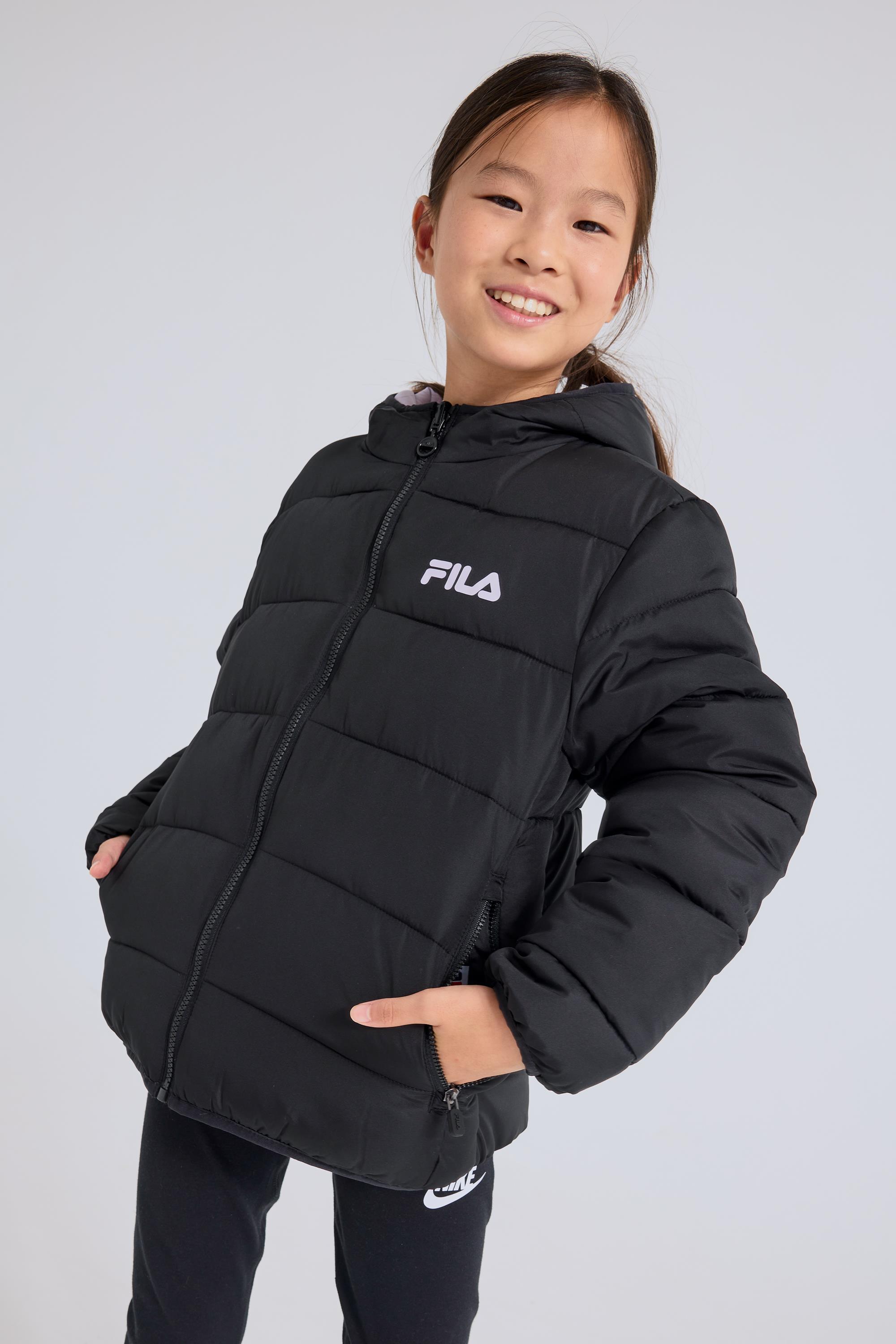 Parka Fila Preto Casaco Acolchoado Rapariga Sport Zone