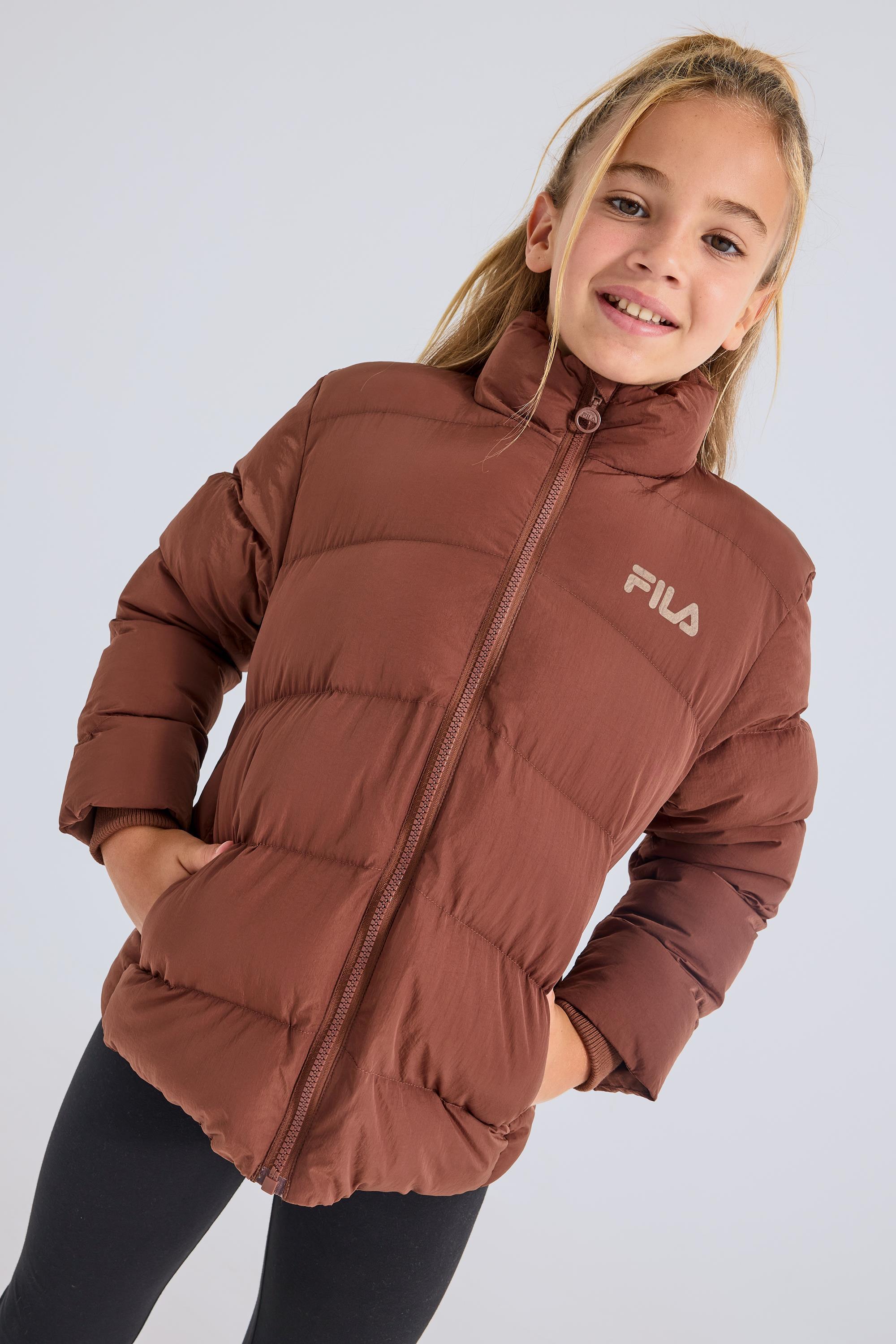 Parka Fila - Marrón - Chaqueta Acolchada Niña