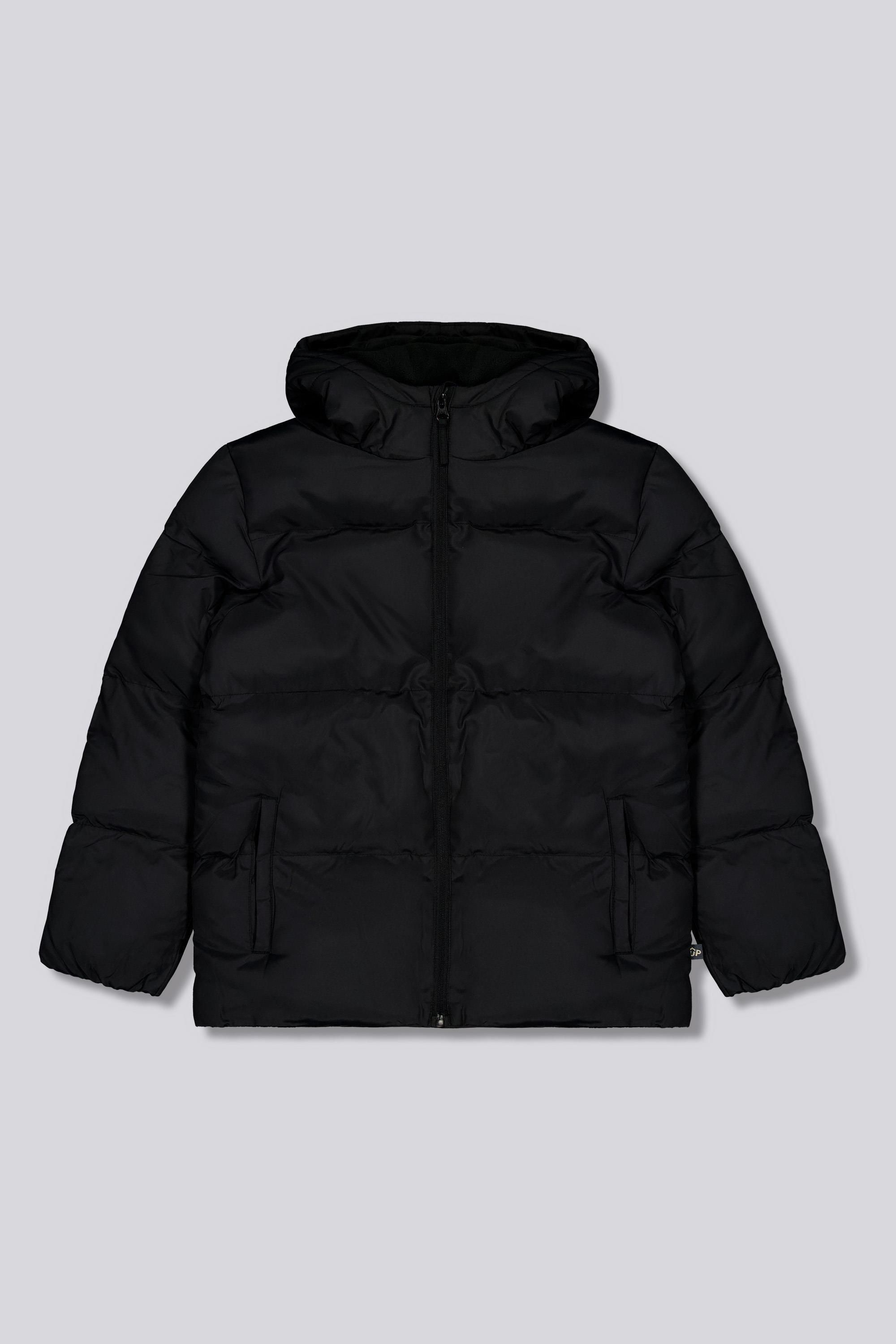 Parka Up - Negro - Chaqueta Capucha Niño talla 16