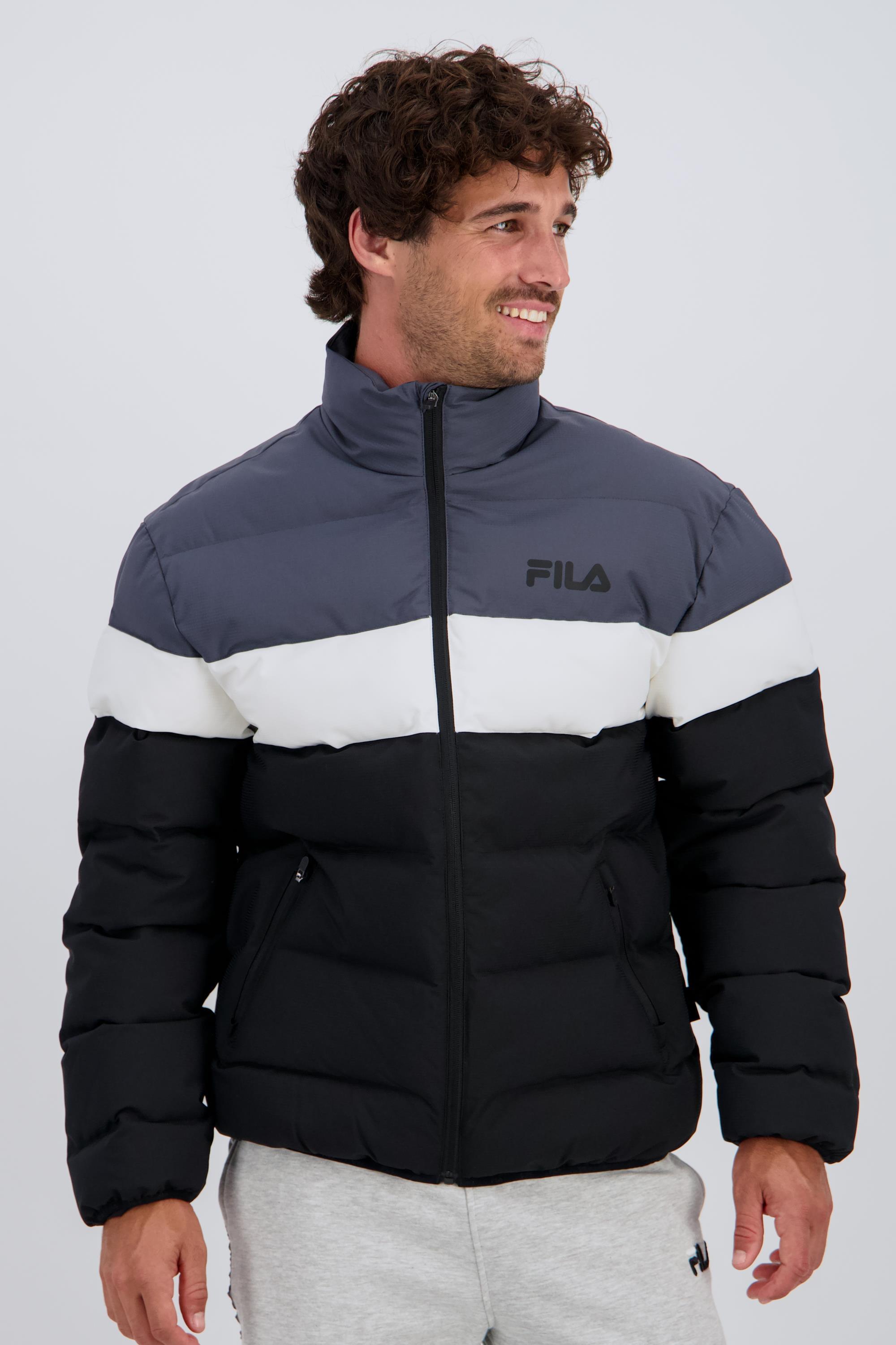Parka Fila - Negro - Chaqueta Acolchada Hombre talla
