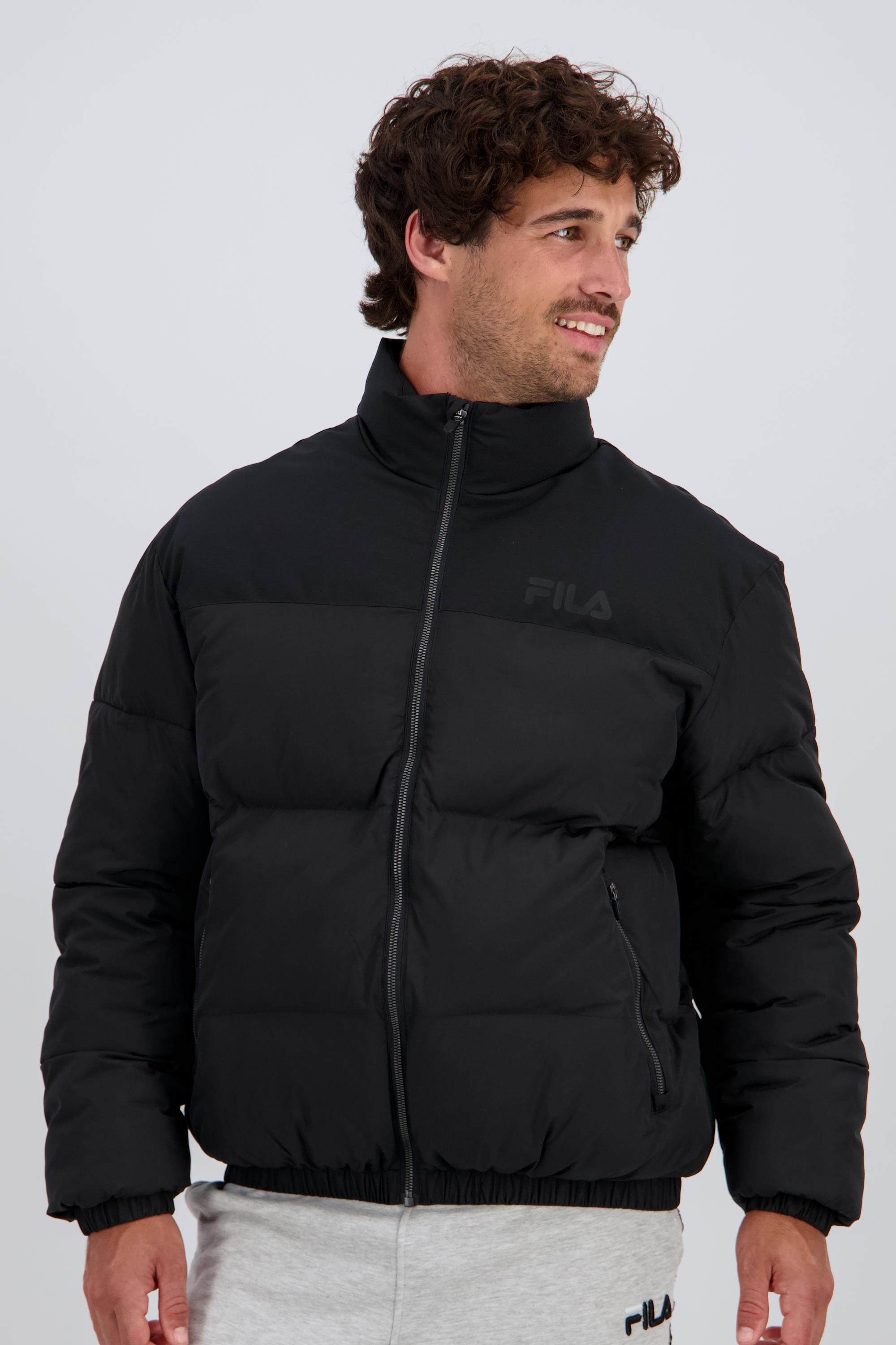 Parka Fila Preto Casaco Acolchoado Homem Sport Zone