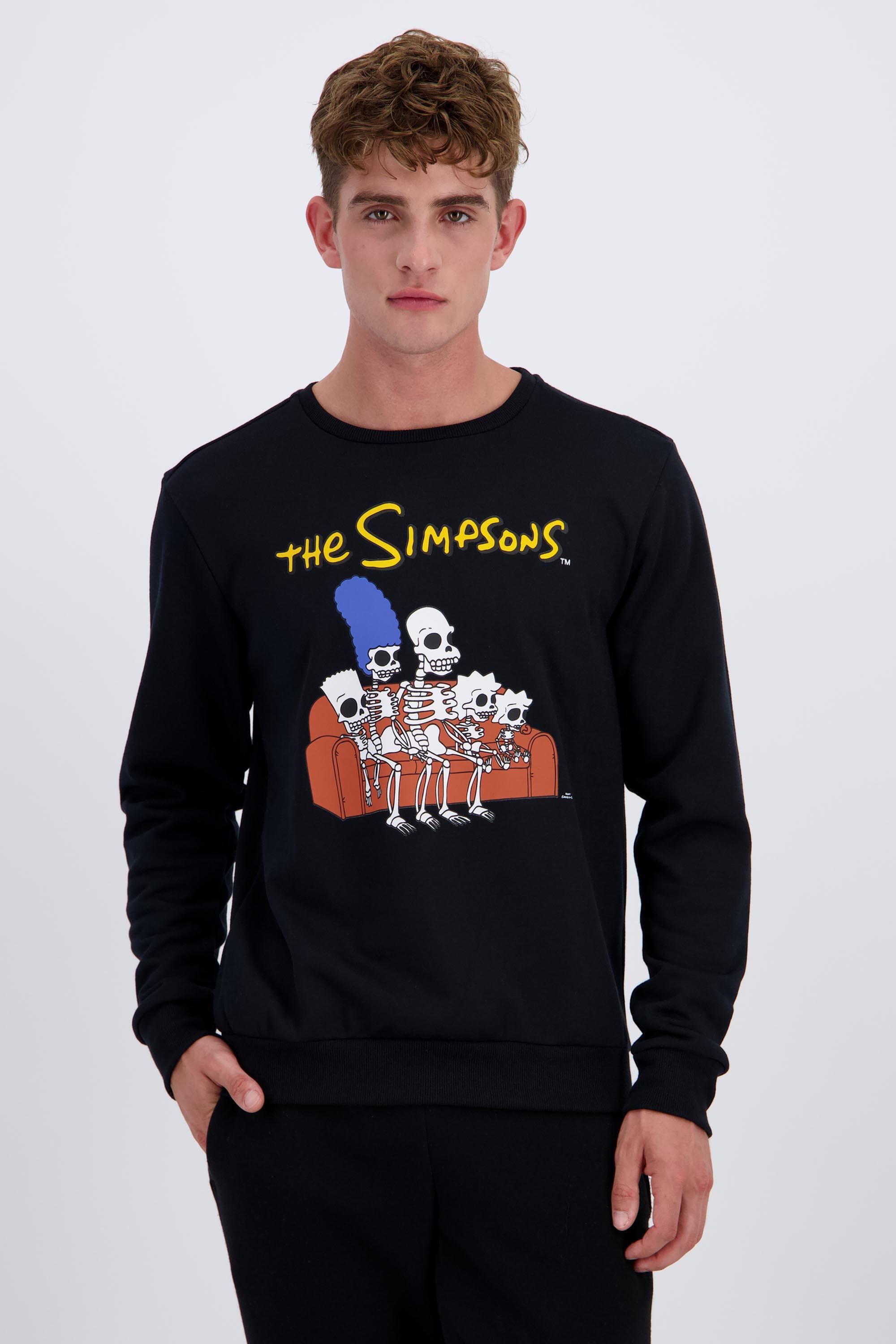 Sudadera The Simpsons - Negro - Sudadera Hombre talla
