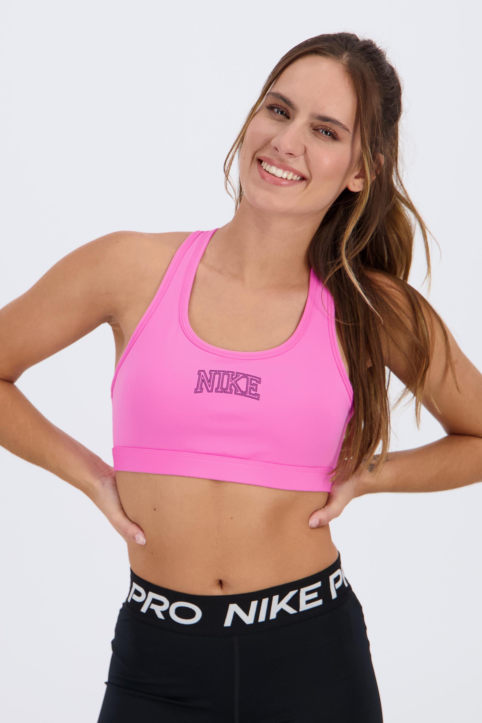 pink nike bra top