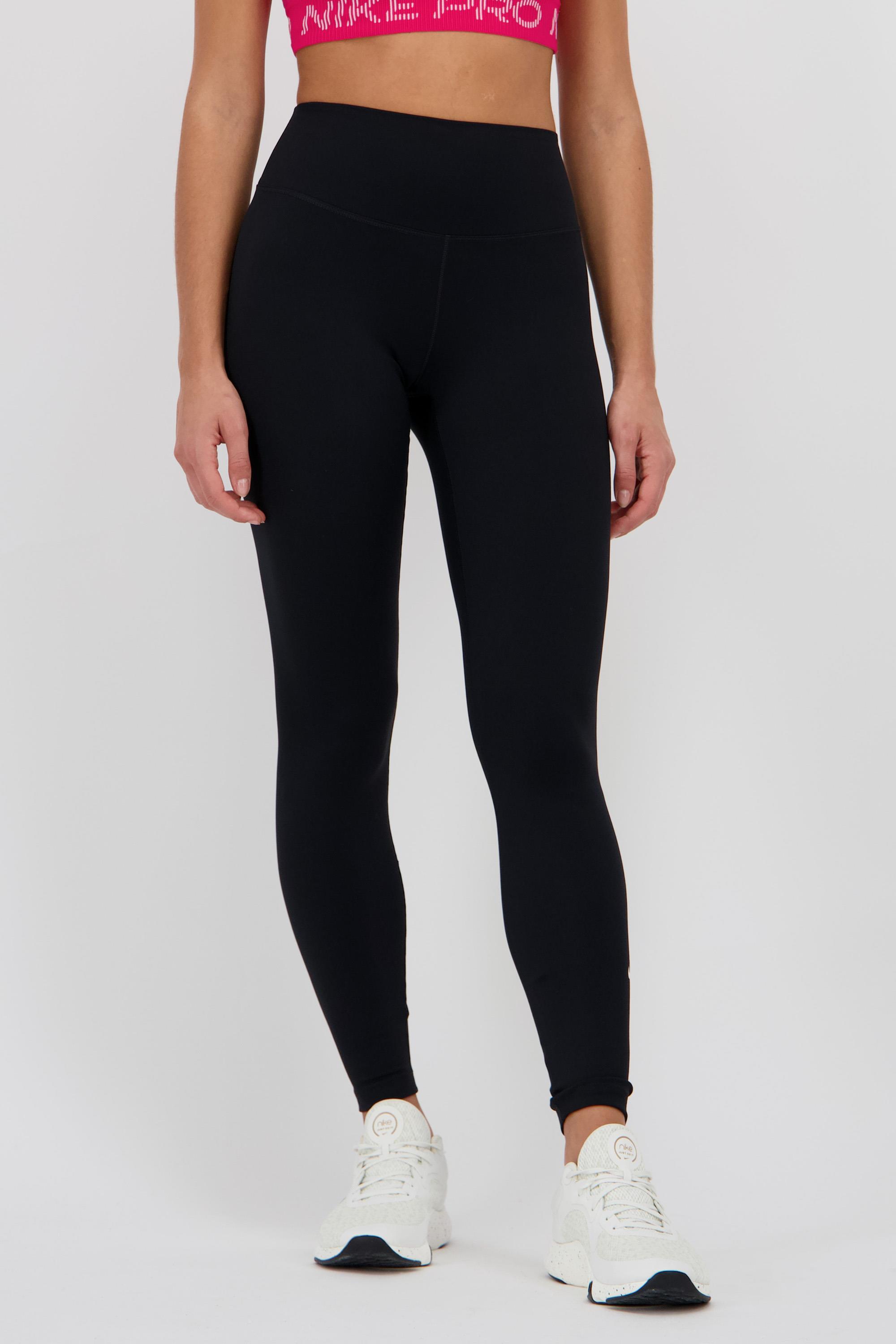 One - Negro - Mallas Cintura Alta Mujer talla